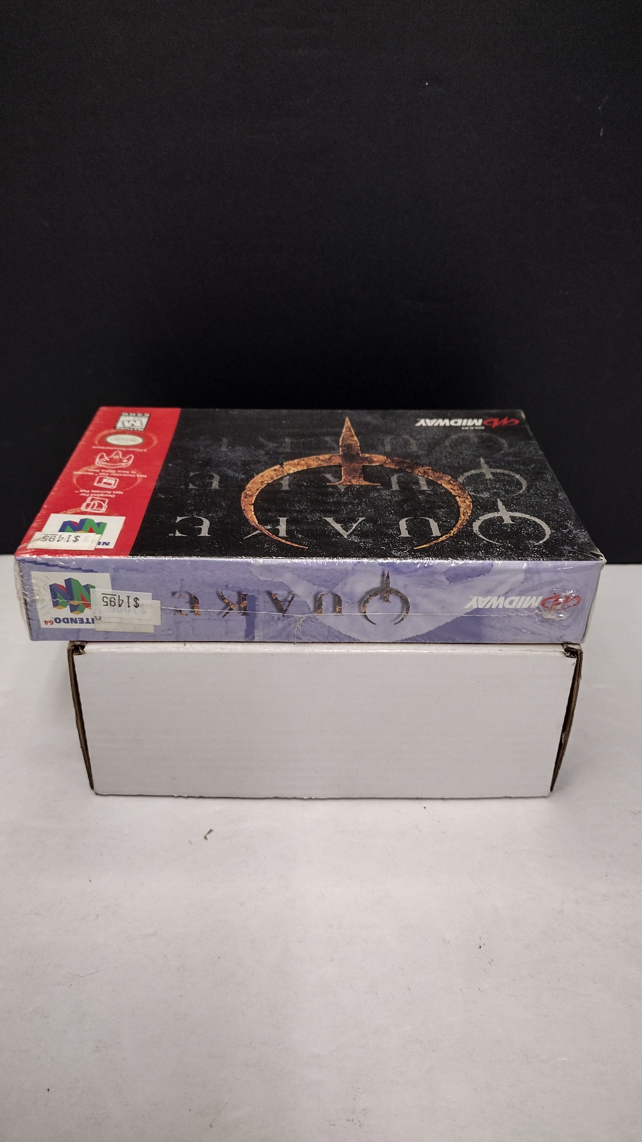 Vintage 1997 Nintendo 64 Quake Game (Complete & Factory Sealed in Box with Protector)