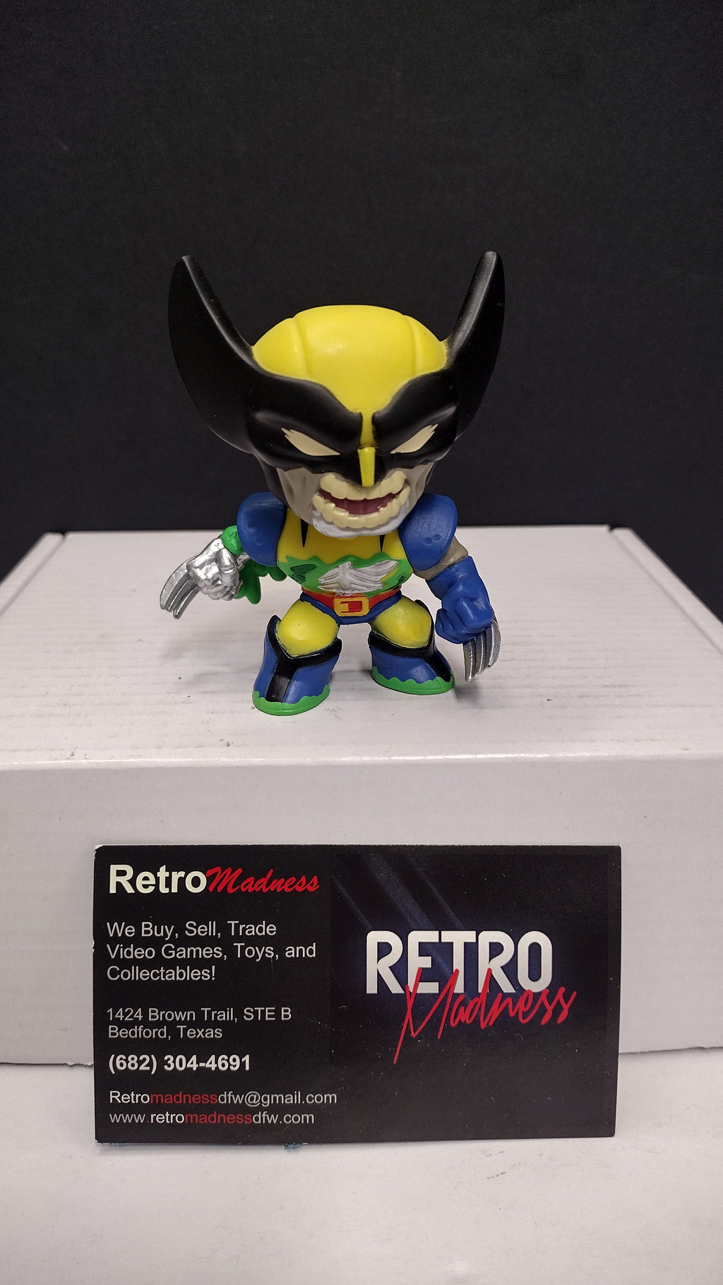 Funko Mystery Minis: Marvel Zombies – Zombie Wolverine 2.5" Vinyl Micro Figure • Loose / Out of Box