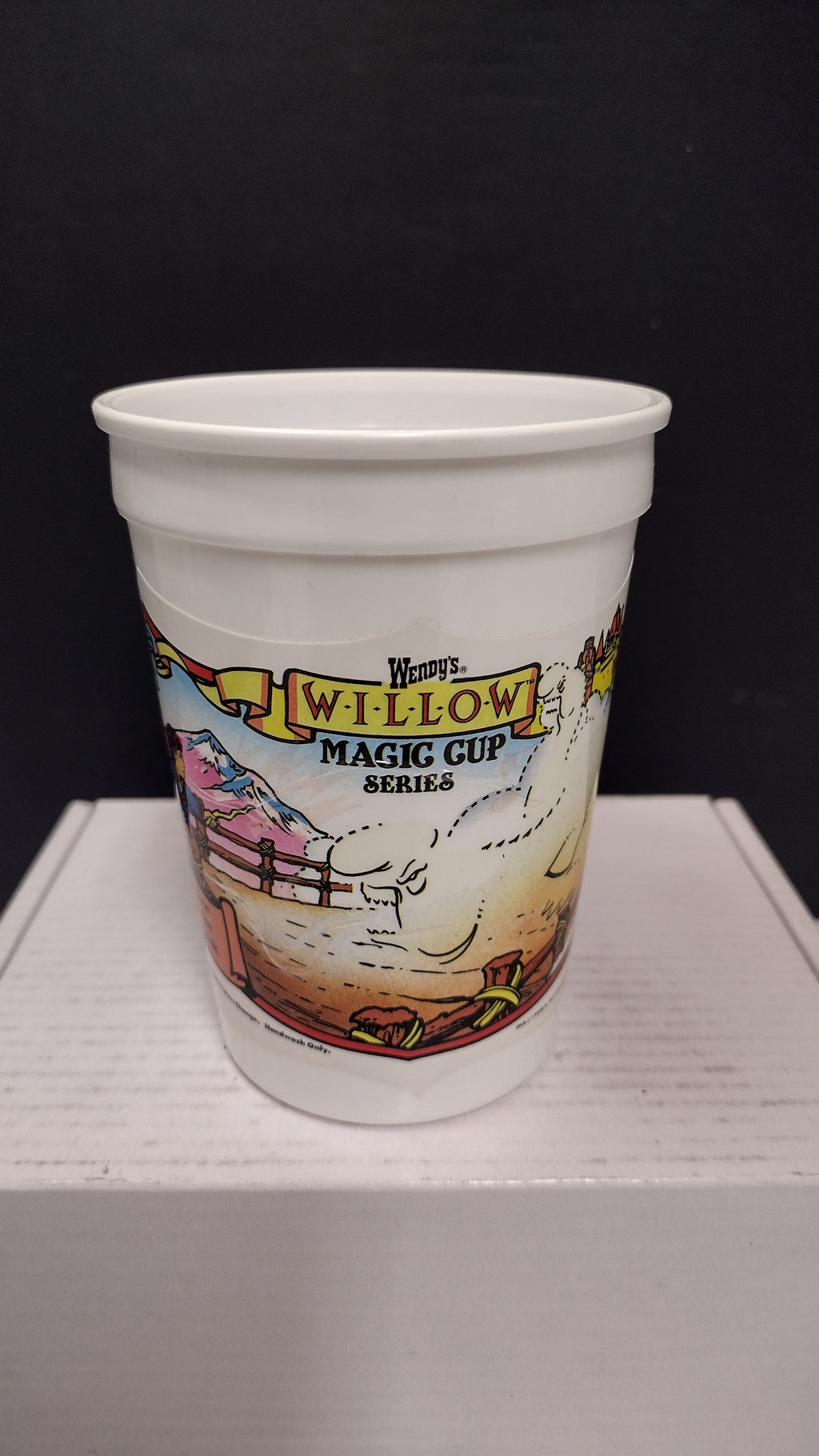 Vintage 1988 Willow Movie Wendy's Magic Cup 3-Cup Collector's Lot