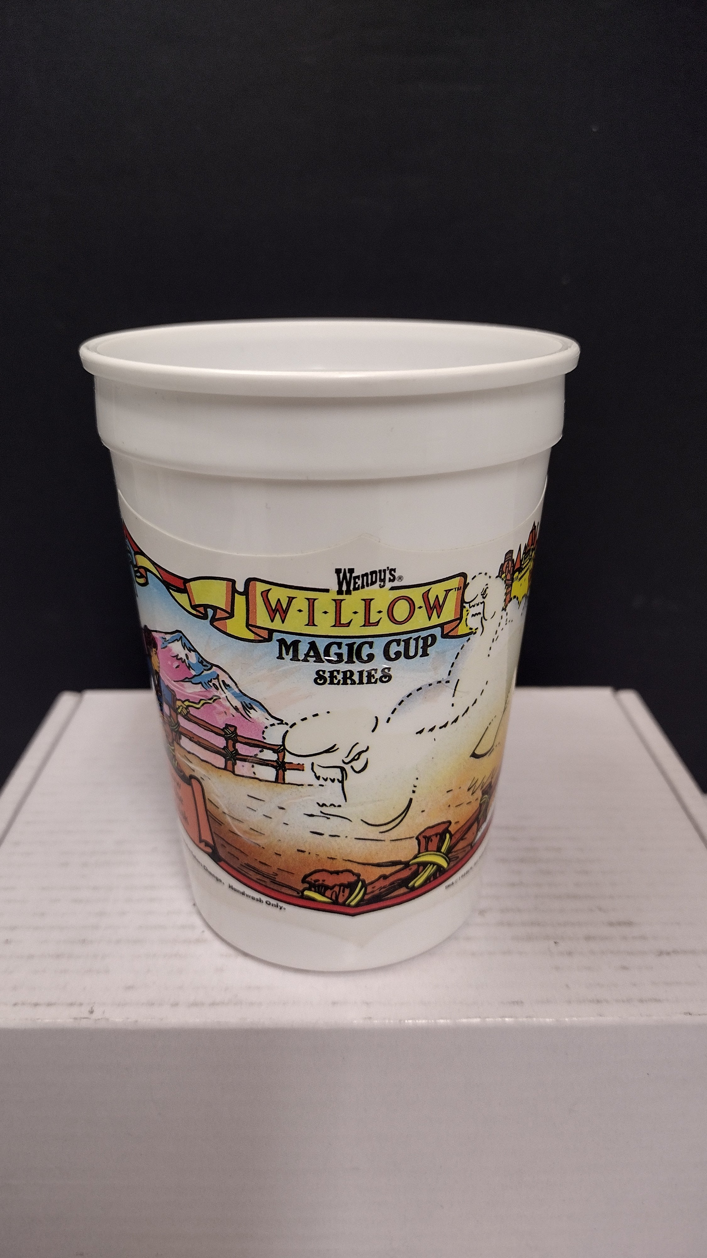 Vintage 1988 Willow Movie Wendy's Magic Cup 3-Cup Collector's Lot
