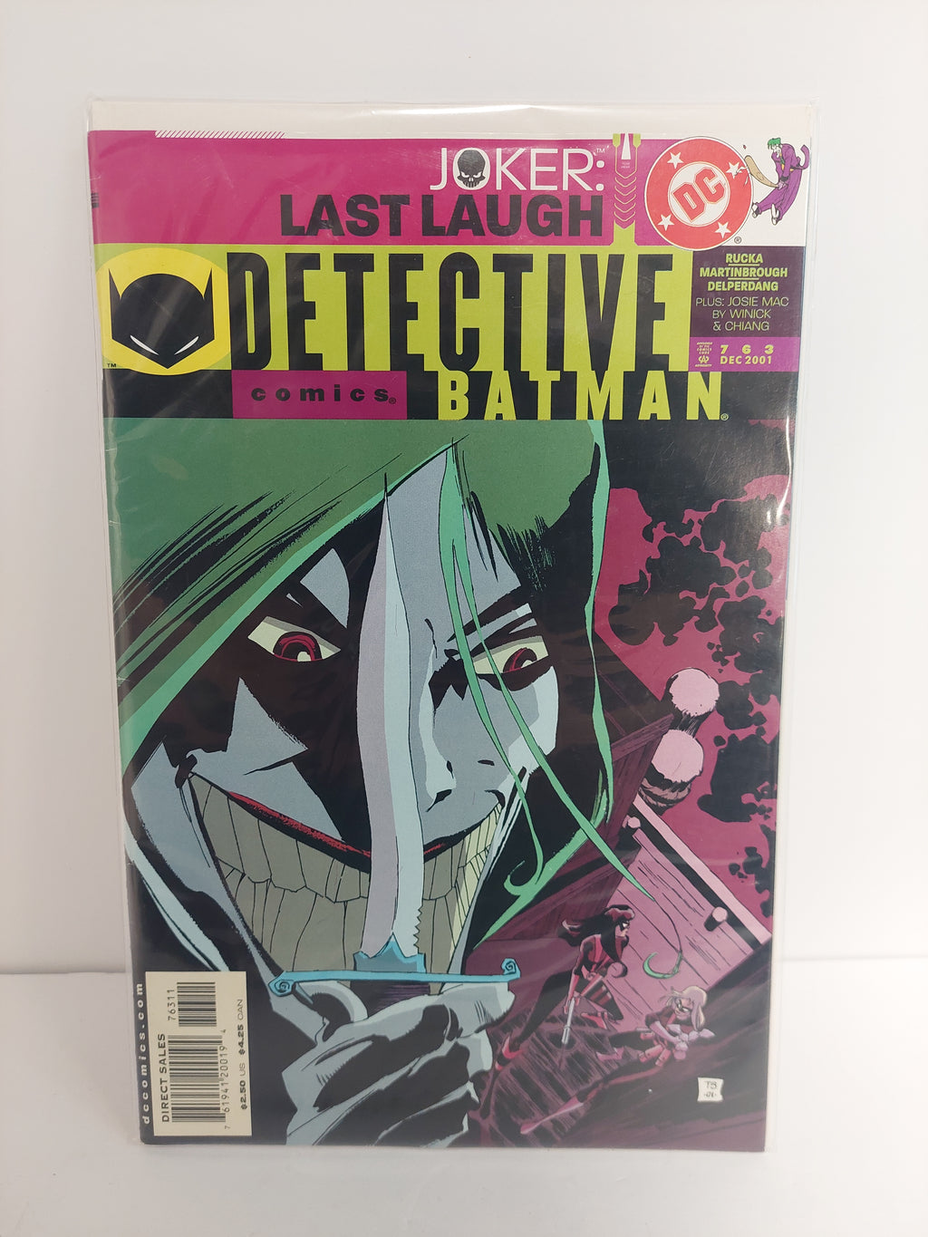DC Comics Batman Detective Comics Joker: Last Laugh Dec. 2001 #763