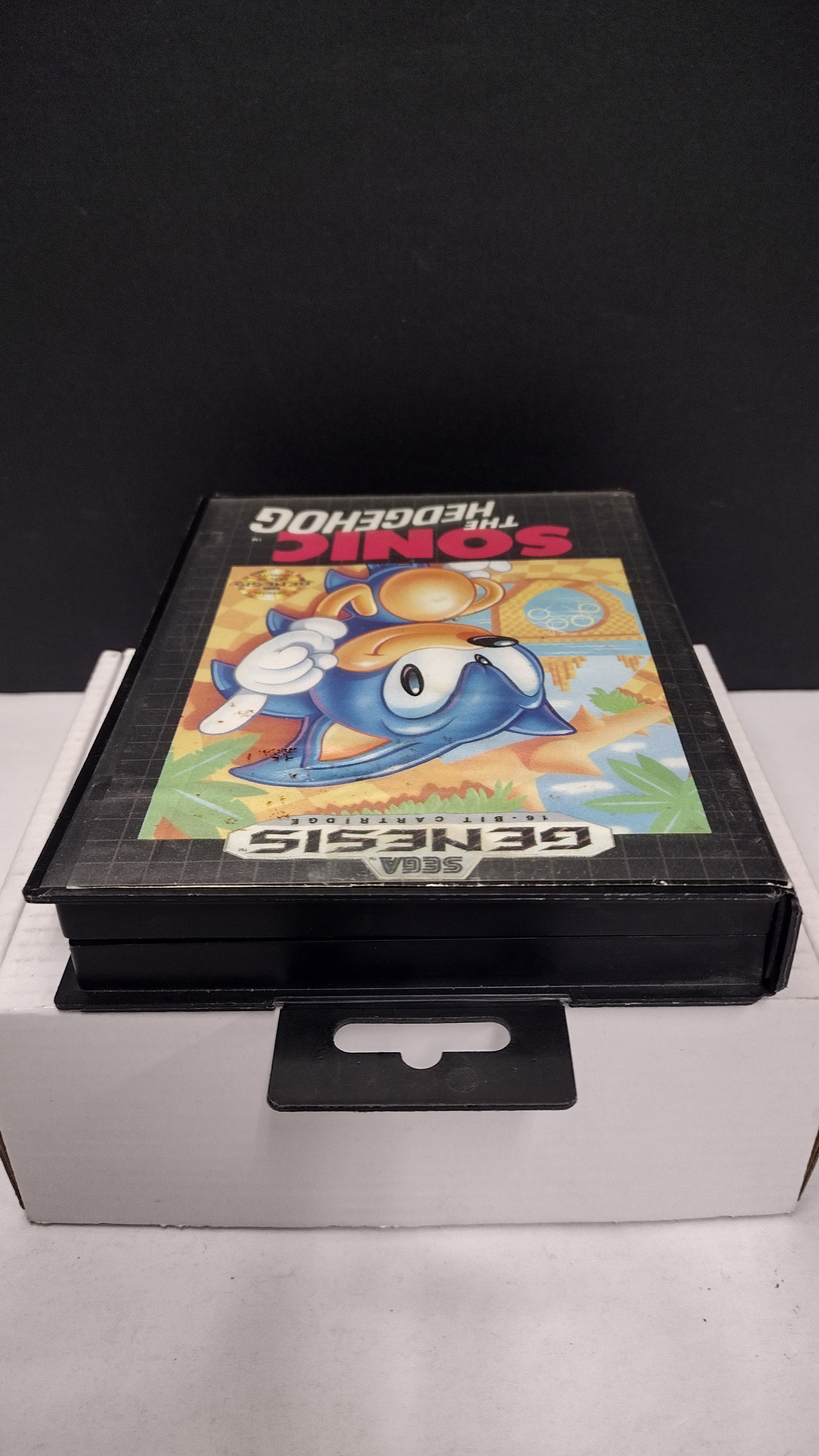 Vintage Sonic the Hedgehog Sega Genesis Box Only (No Game or Manual)