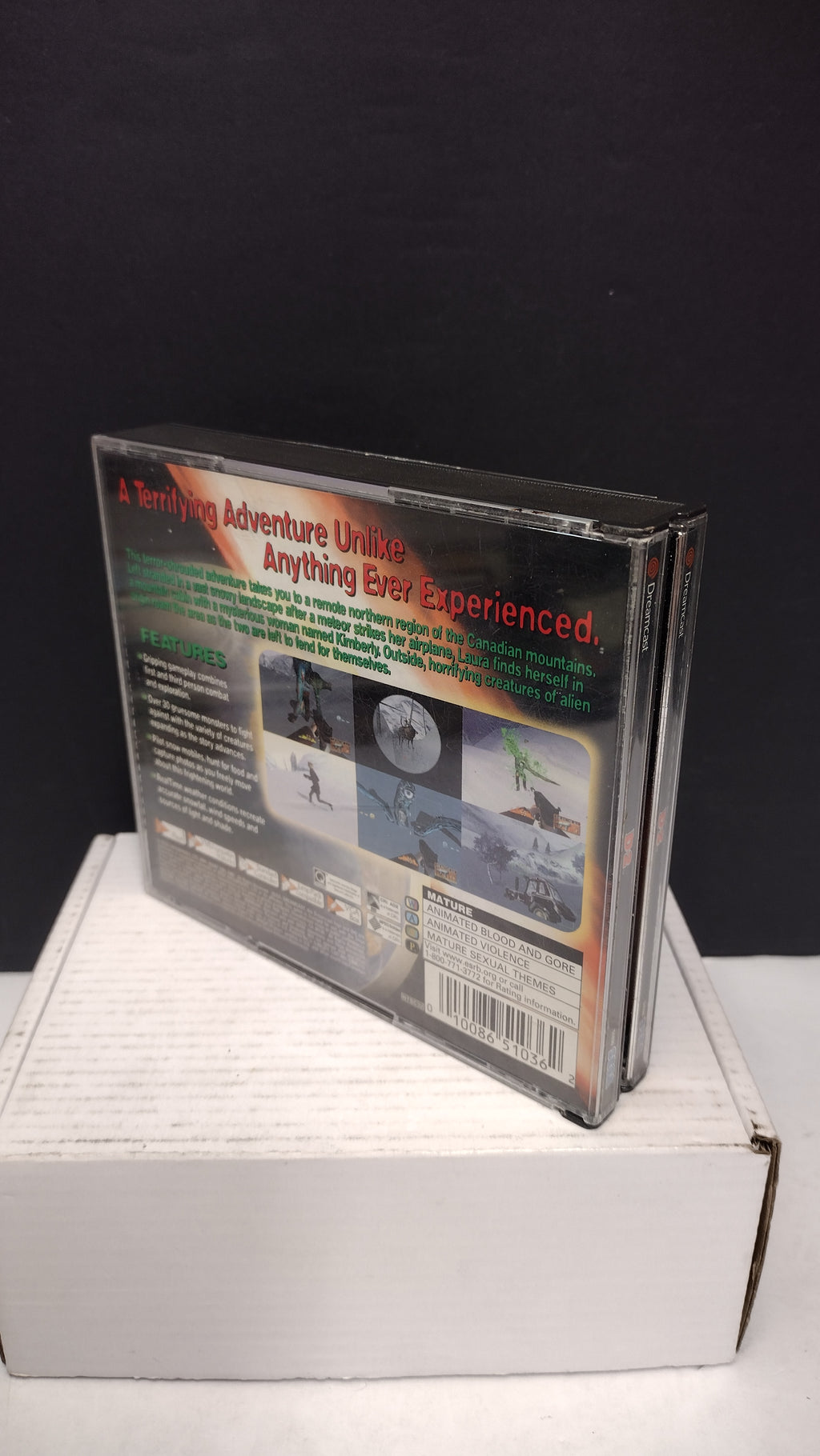 Sega Dreamcast D2 Discs 1 2 3 In Case Missing Disc 4 No Manual Cracked Case