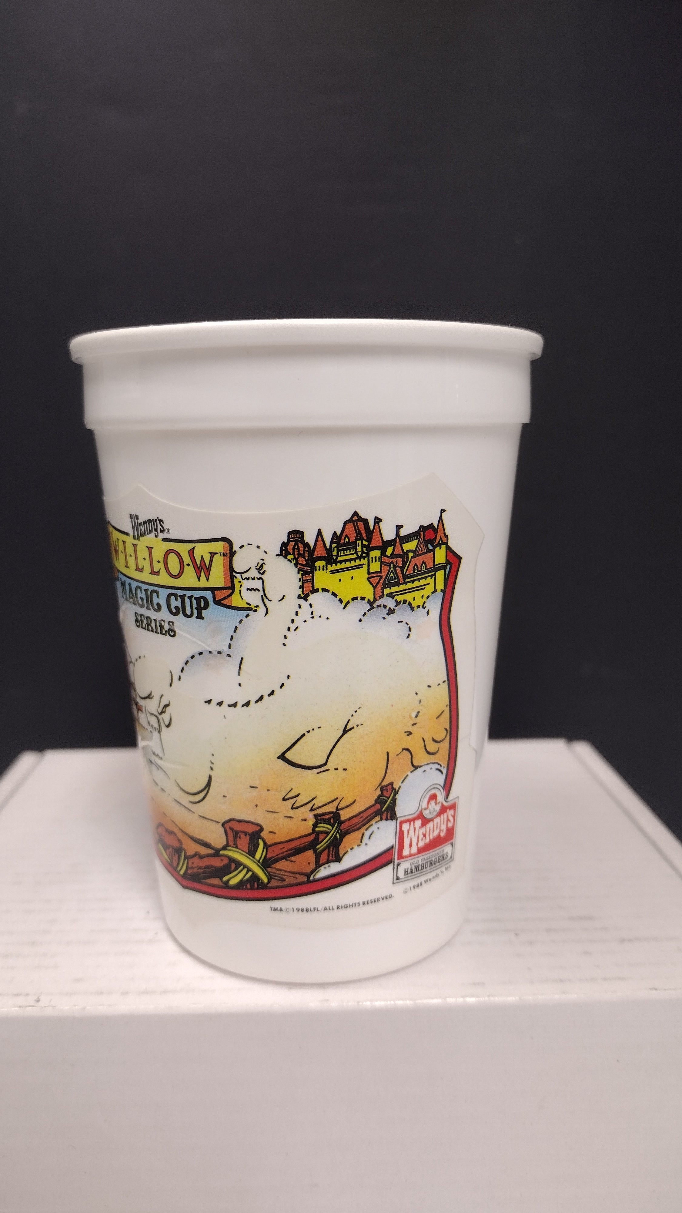 Vintage 1988 Willow Movie Wendy's Magic Cup 3-Cup Collector's Lot