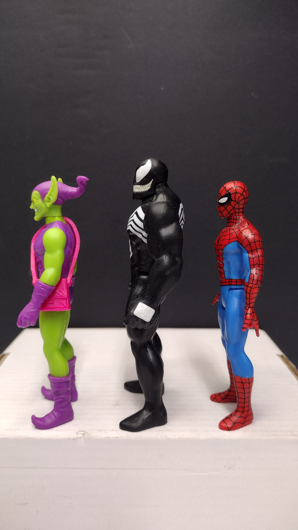 Marvel Legends Retro Collection: Spiderman – Lot D - Spiderman, Goblin and Symbiote Spiderman (Loose)