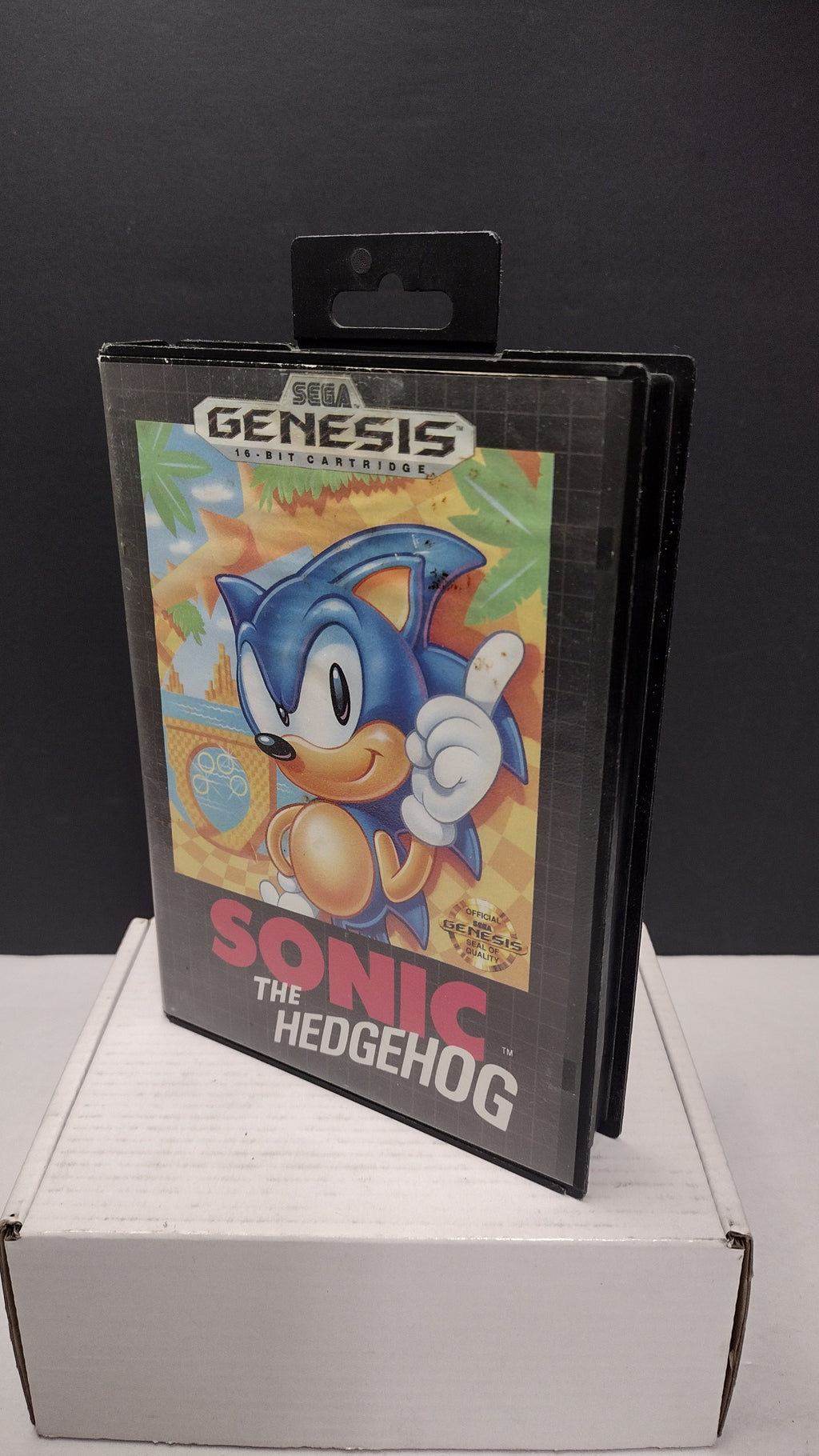 Vintage Sonic the Hedgehog Sega Genesis Box Only (No Game or Manual)