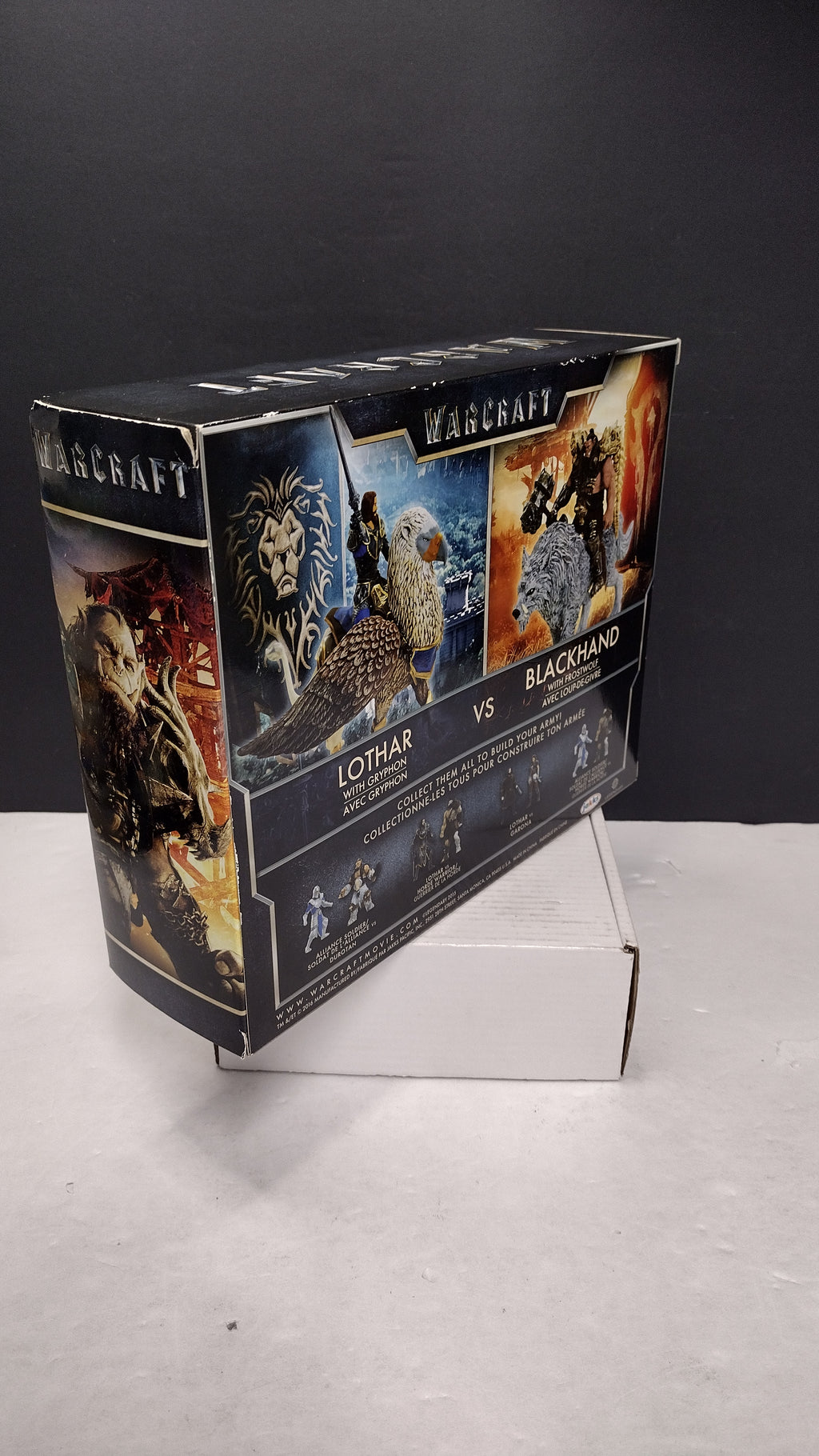 World of Warcraft Lothar w/ Gryphon vs. Blackhand w/ Frostwolf Deluxe Mini Figure Set (JAKKS Pacific - Brand New Sealed / Box Wear)