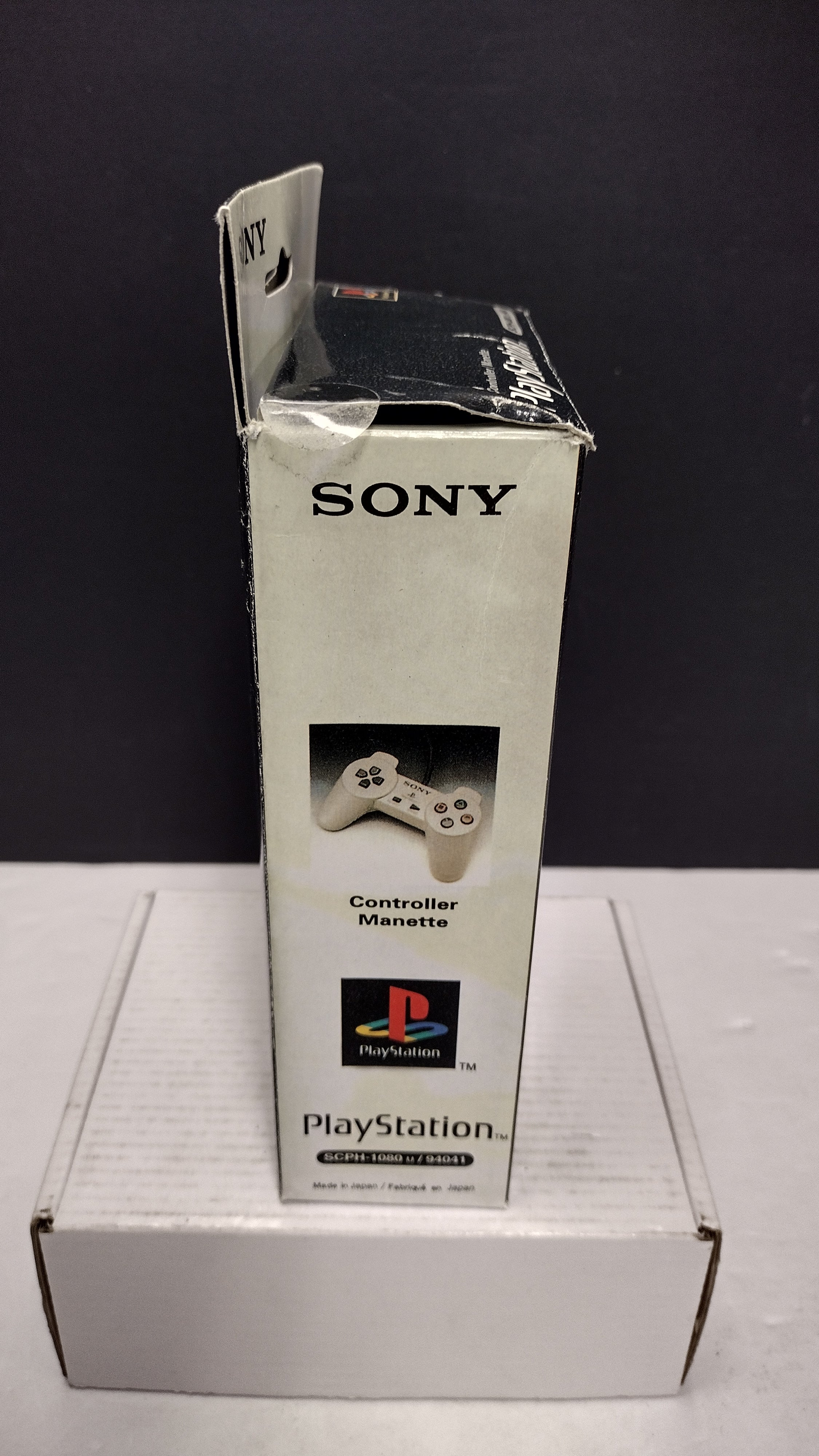 Official Sony PlayStation PS1 Original Controller SCPH-1080 (u/94041 - Brand New / Open Box Sealed Inner Polybag)