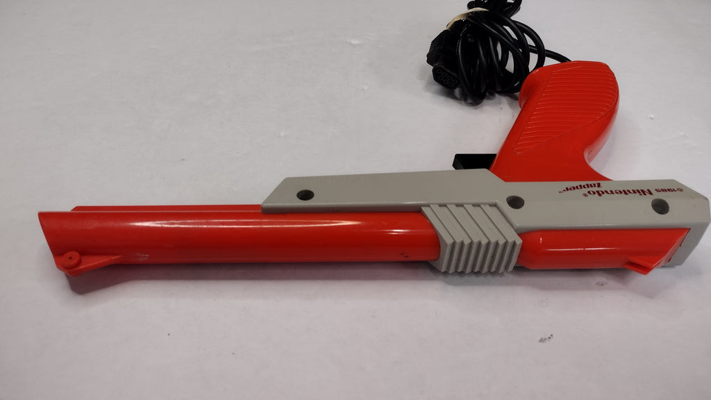 Nintendo NES Zapper Light Gun Orange Controller OEM Original NES-005 - Tested