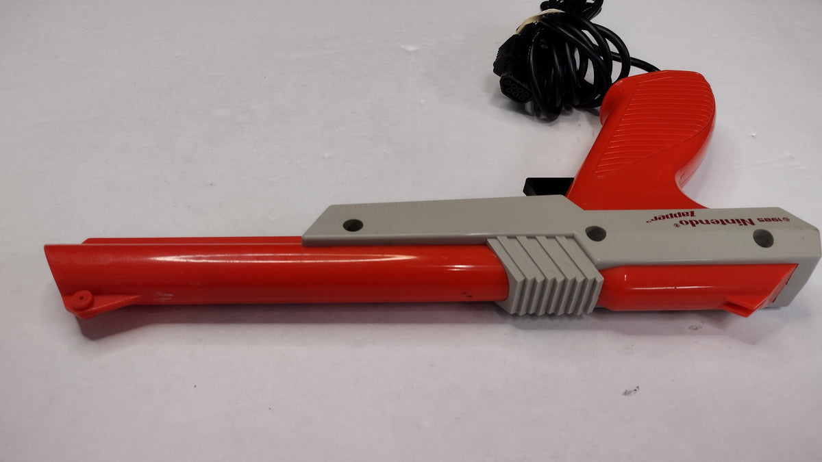 Nintendo NES Zapper Light Gun Orange Controller OEM Original NES-005 - Tested