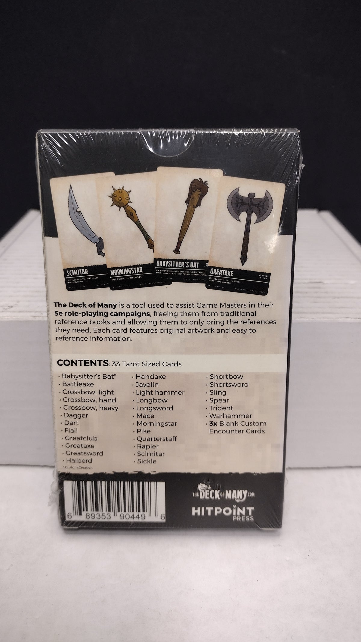 The Deck of Many: Weapons- Dungeons & Dragons- Sealed
