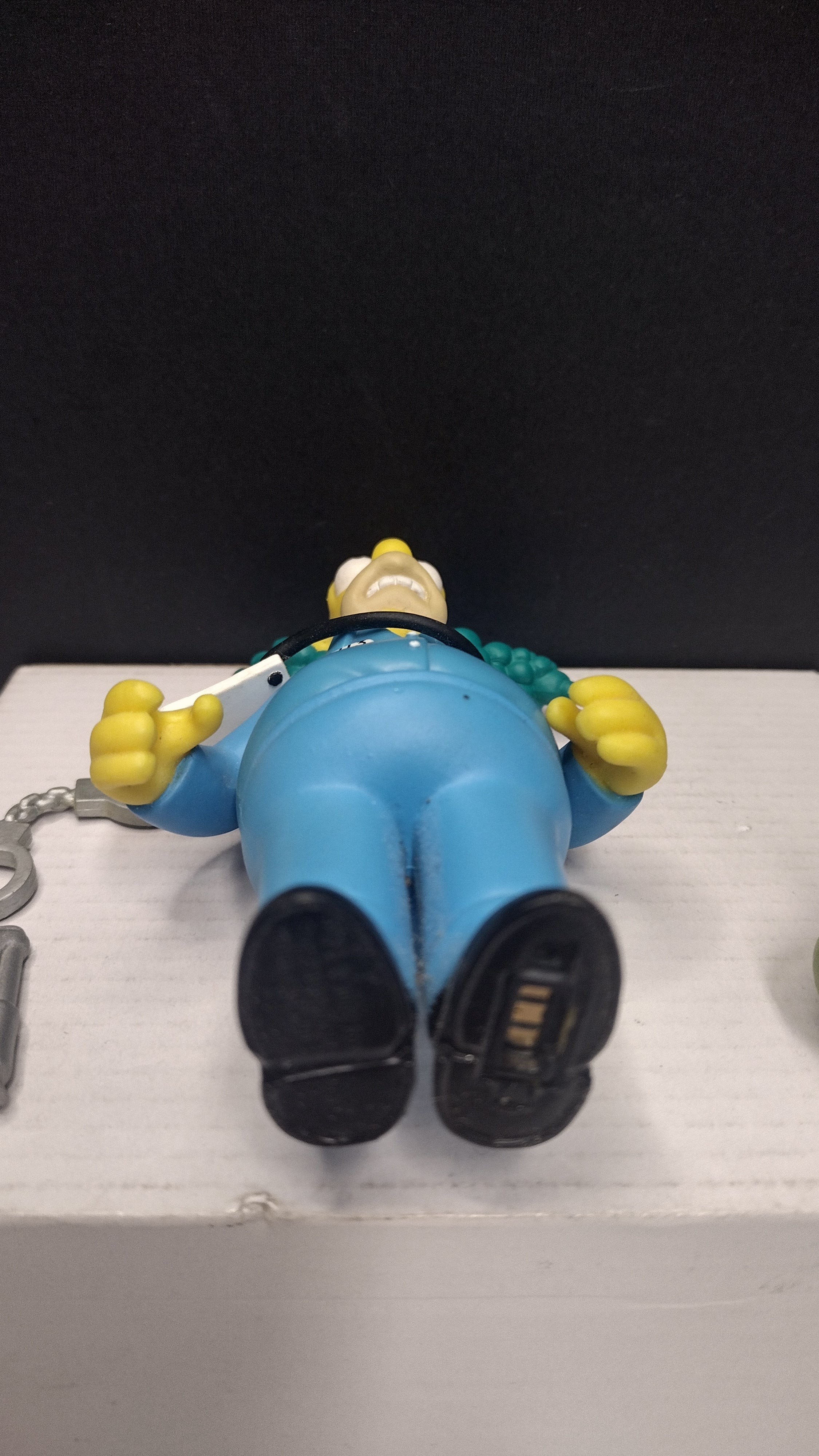 Vintage 2002 Playmates The Simpsons "Busted" Krusty the Clown Interactive Figure (Series 9) – Loose & 100% Complete