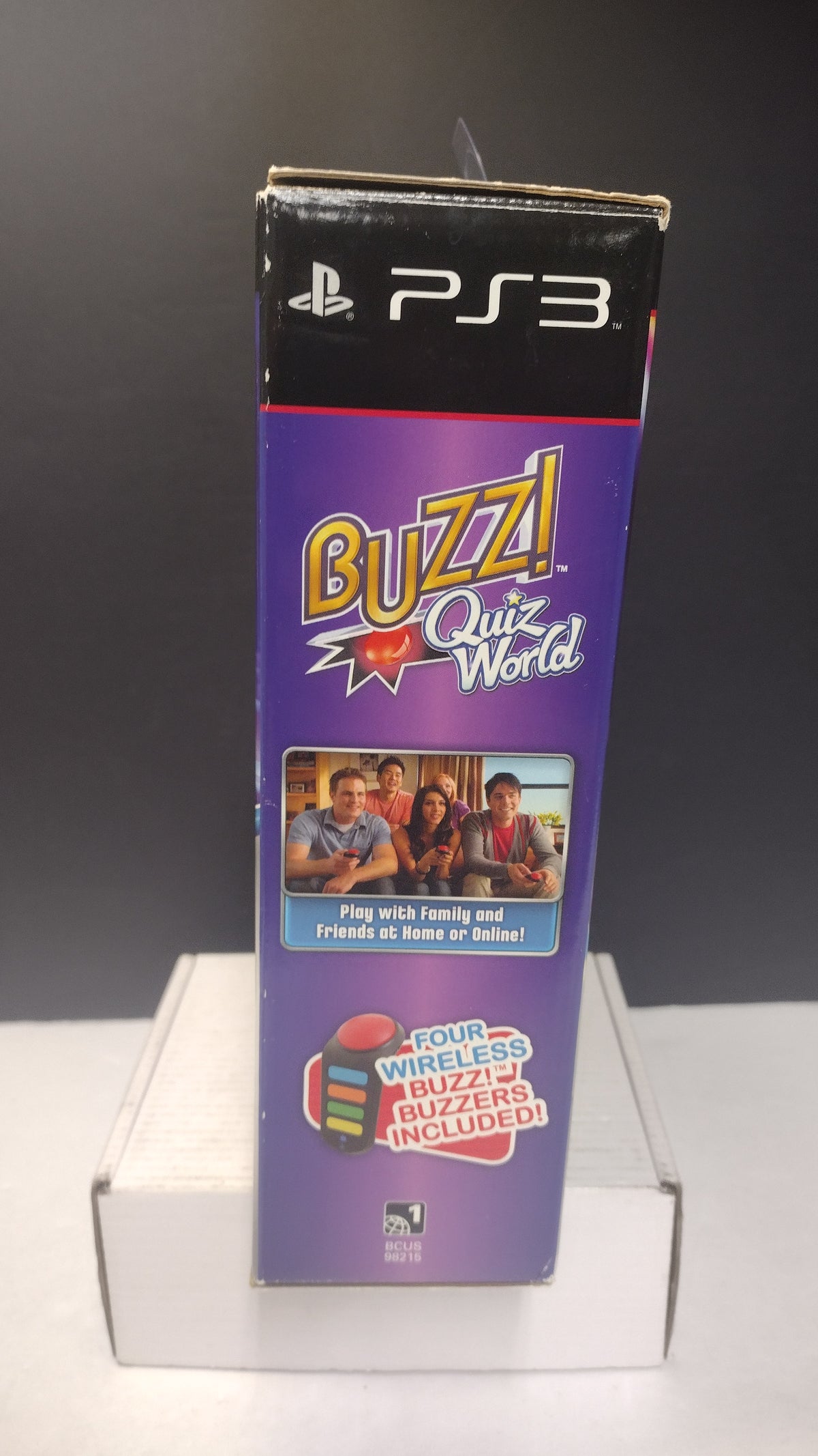 Buzz Quiz World Bundle PS3 Game Wireless Buzzers USB Dongle CIB