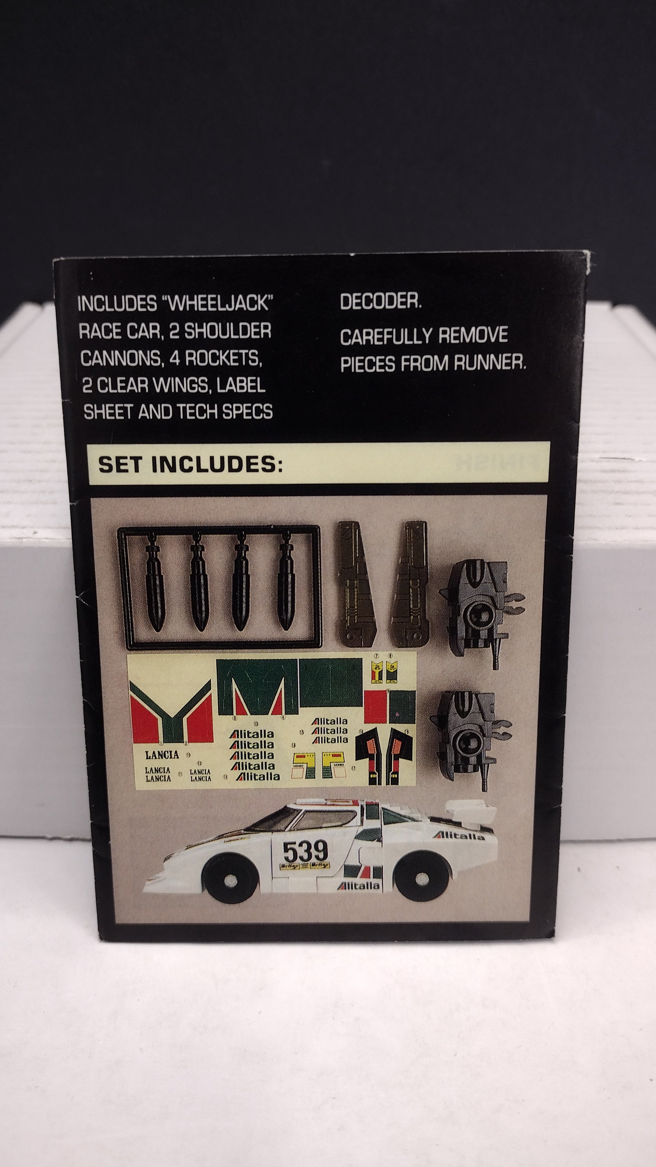 Vintage 1984 Original G1 Transformers Wheeljack Instruction Booklet