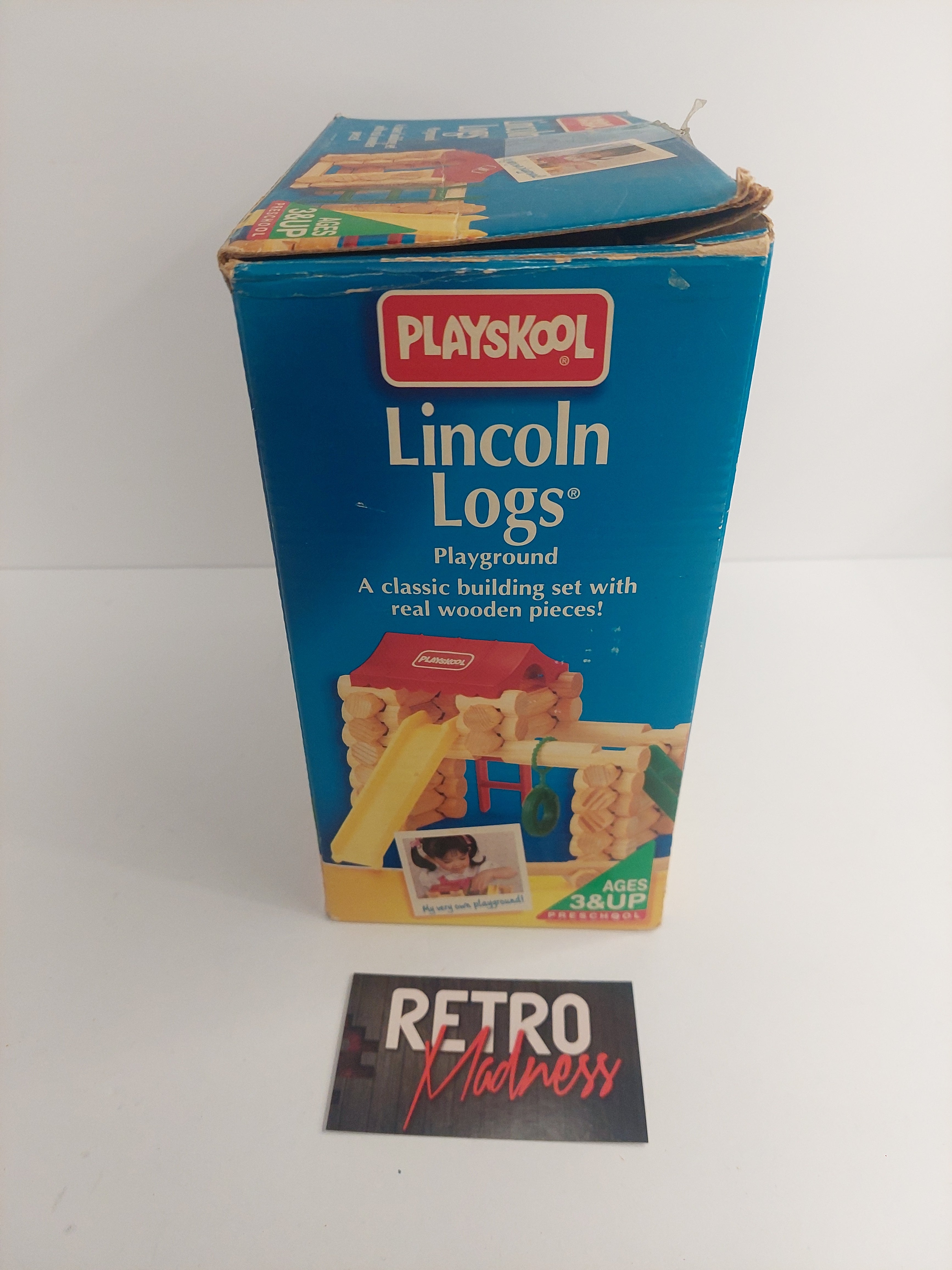 Vintage 1993 Playskool Lincoln Logs Playground
