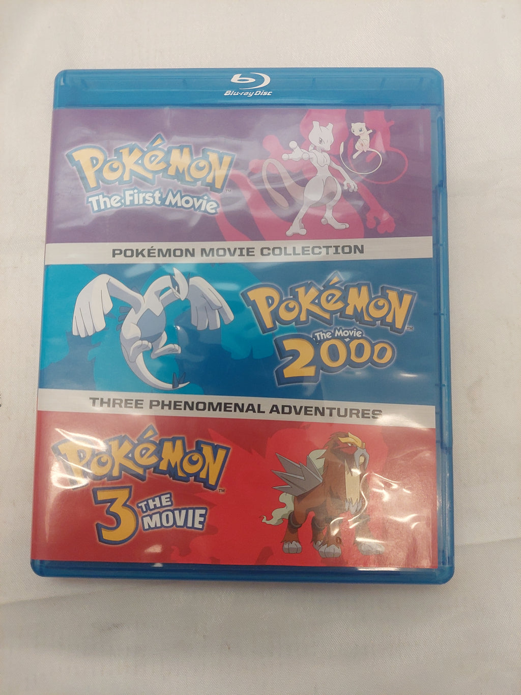 Pokémon The First Movie Pokémon 2000 and Pokémon 3 Blu-Ray Disc