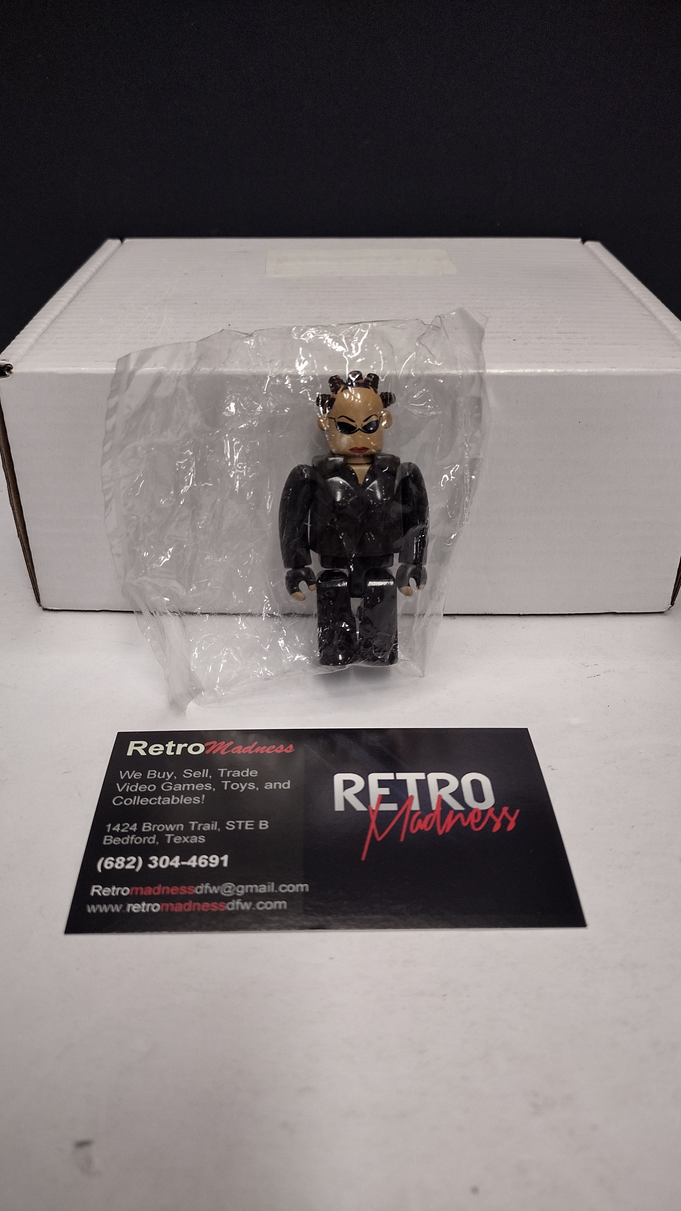 Authentic Medicom Toy: The Matrix Kubrick – Captain Niobe 100% Micro Figure • Loose But Factory Sealed In Inner Baggie (2003)