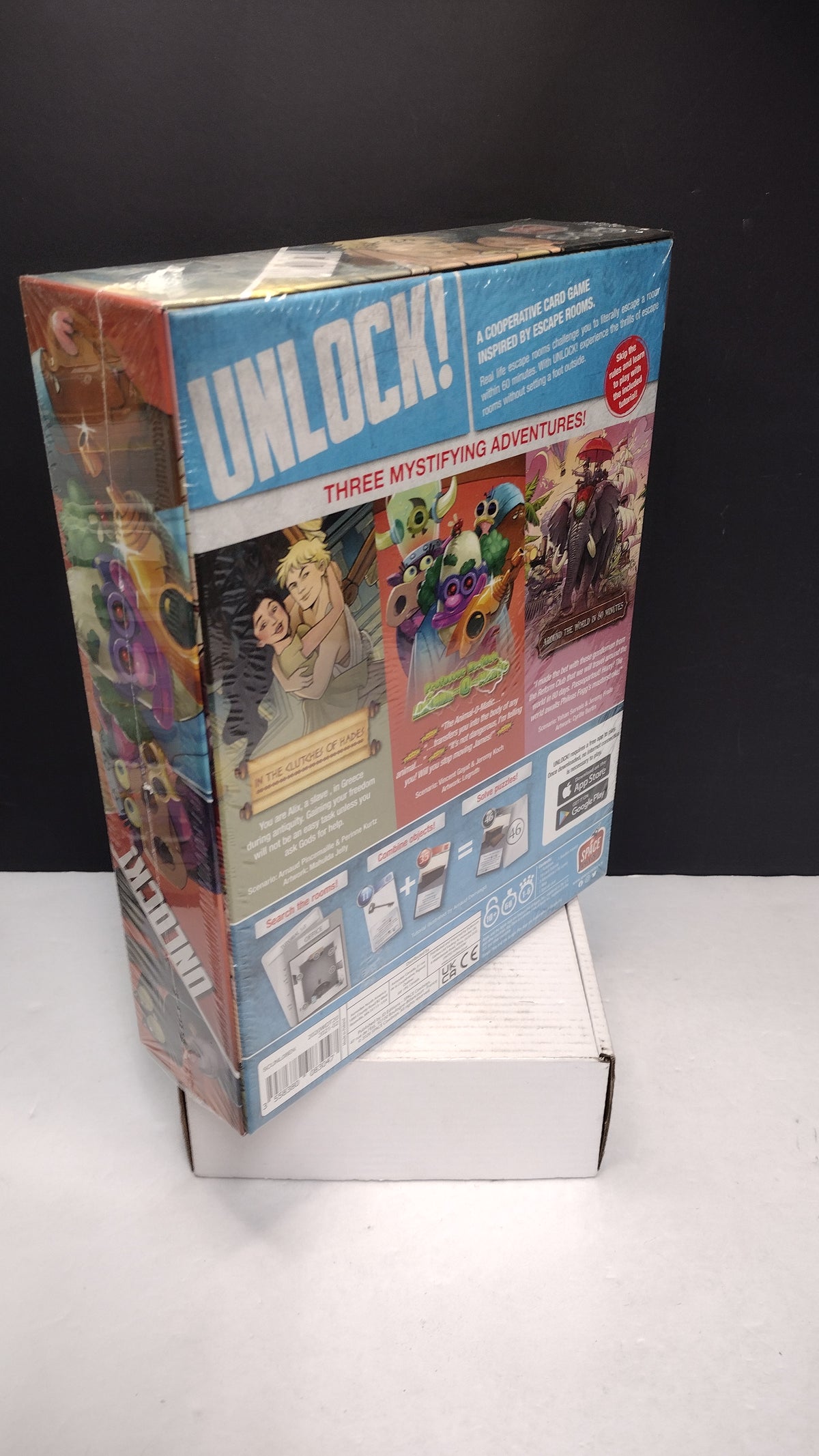 Unlock! Mythic Adventures Escape Room Board Game 3-in-1 Box Set New Sealed