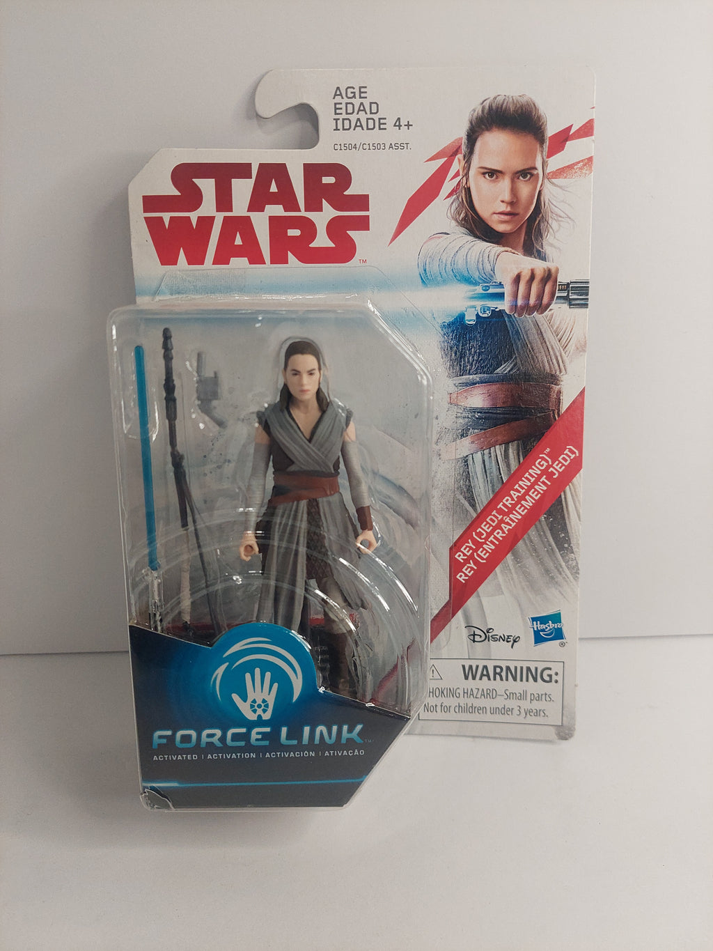 Star Wars Rey (Jedi Training) Force Link Figure