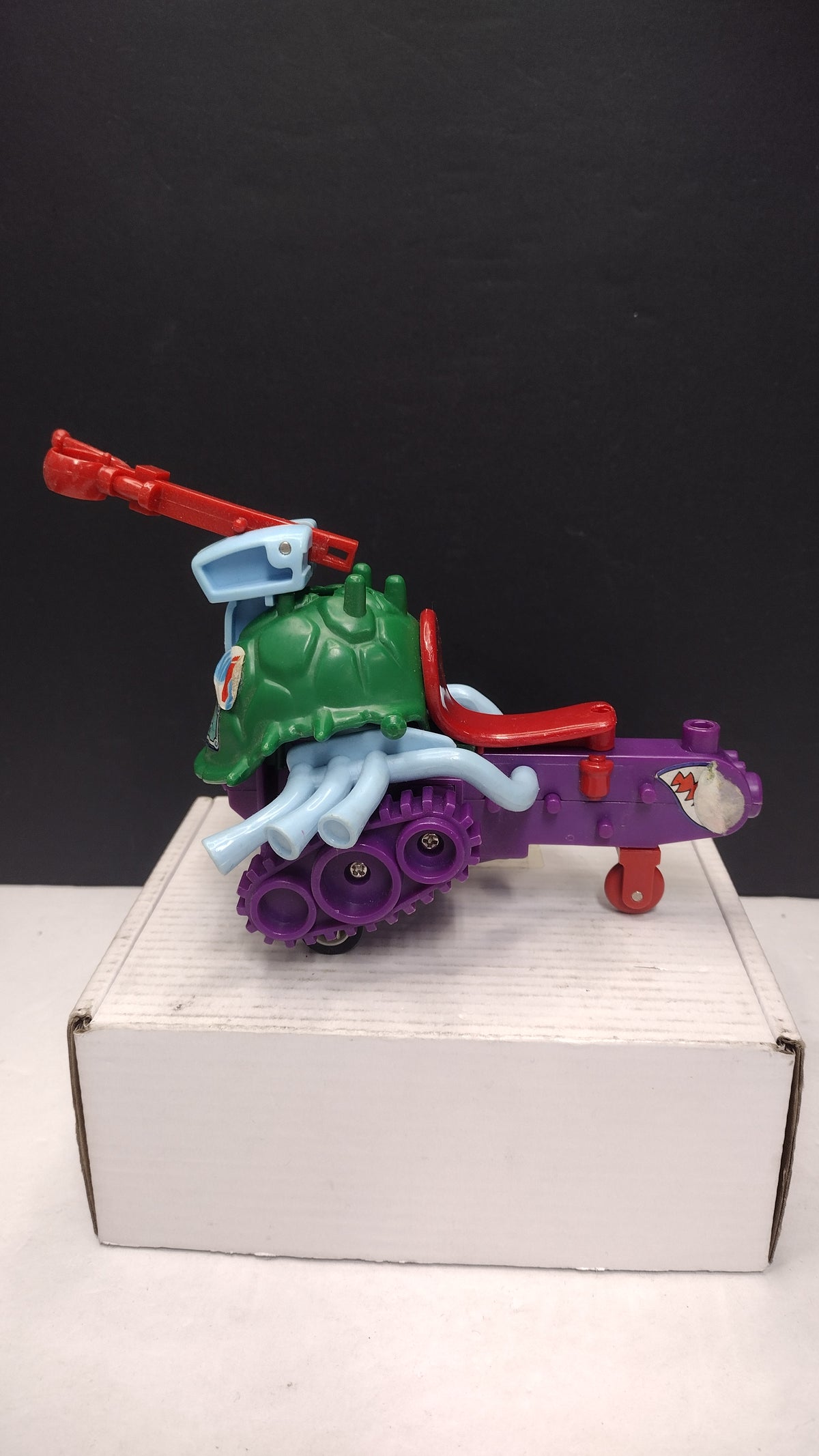 1990 TMNT Wacky Action Sludgemobile Vehicle- Incomplete for Parts or Repair