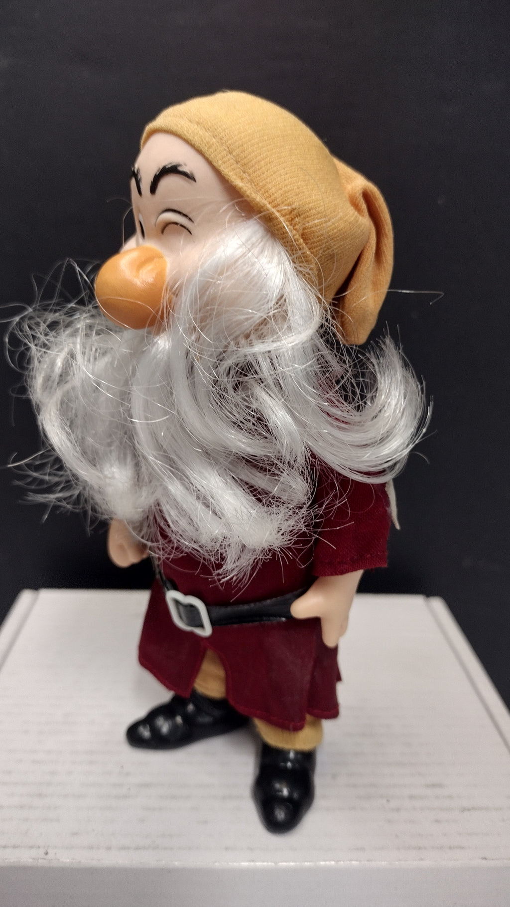 Vintage Bikin Grumpy Doll 6.5" Walt Disney Snow White & The Seven Dwarfs Loose with Clothes