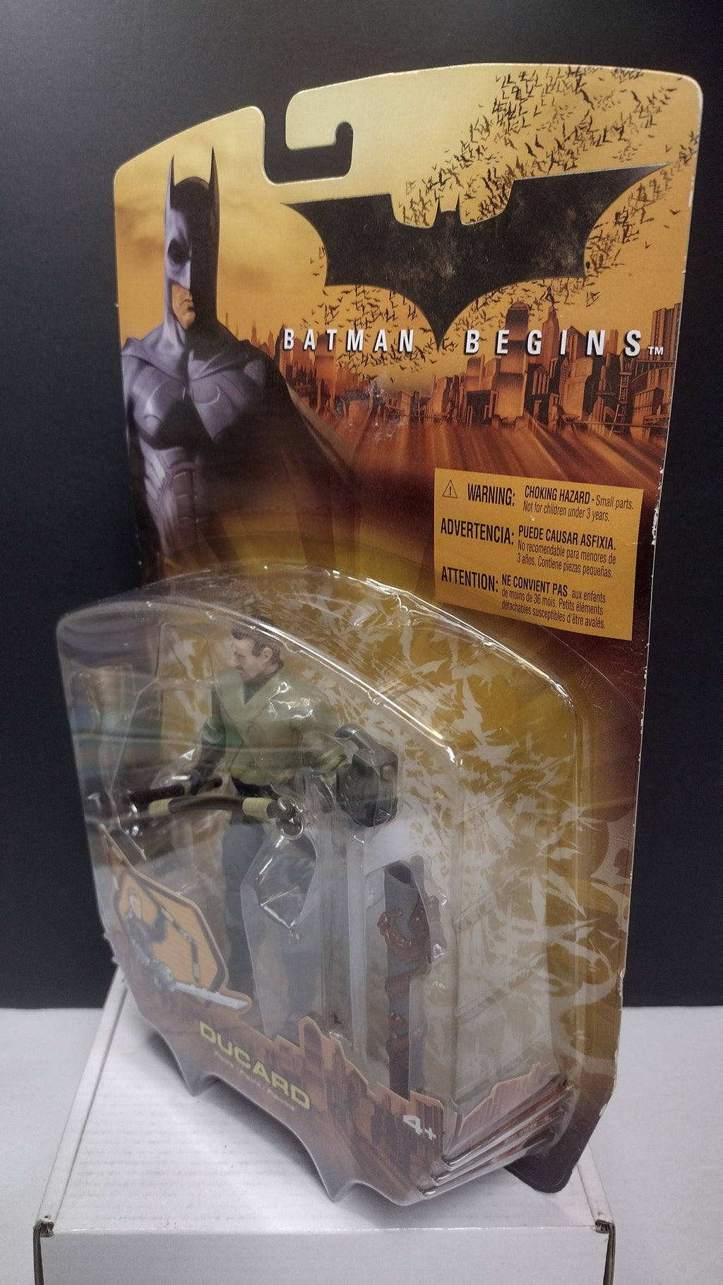 Mattel Batman Begins Henri Ducard Figure (Green Shirt) Carded Sealed