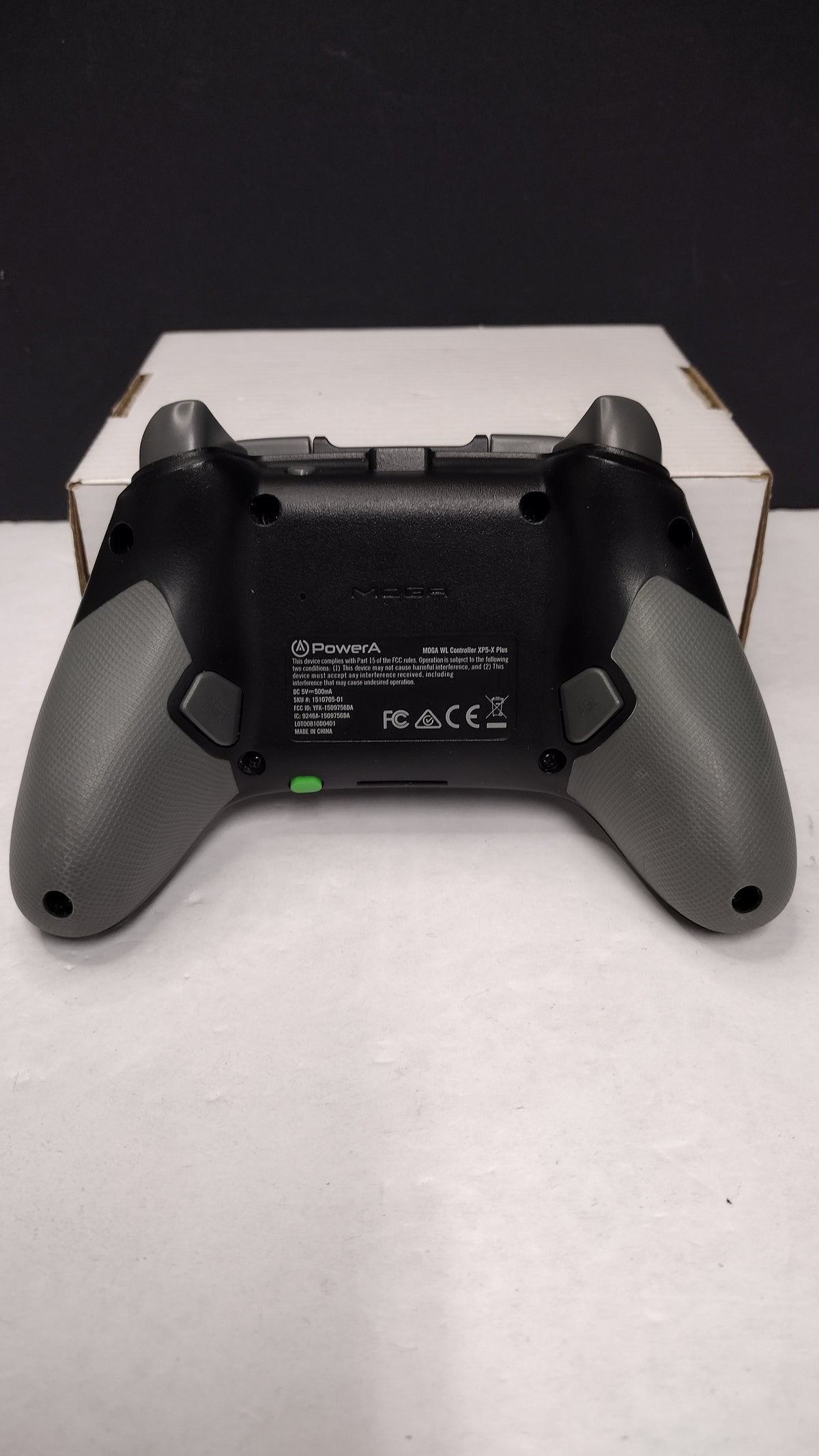 Xbox 360 Wireless Wired MOGA PowerA Controller Black Tested Working