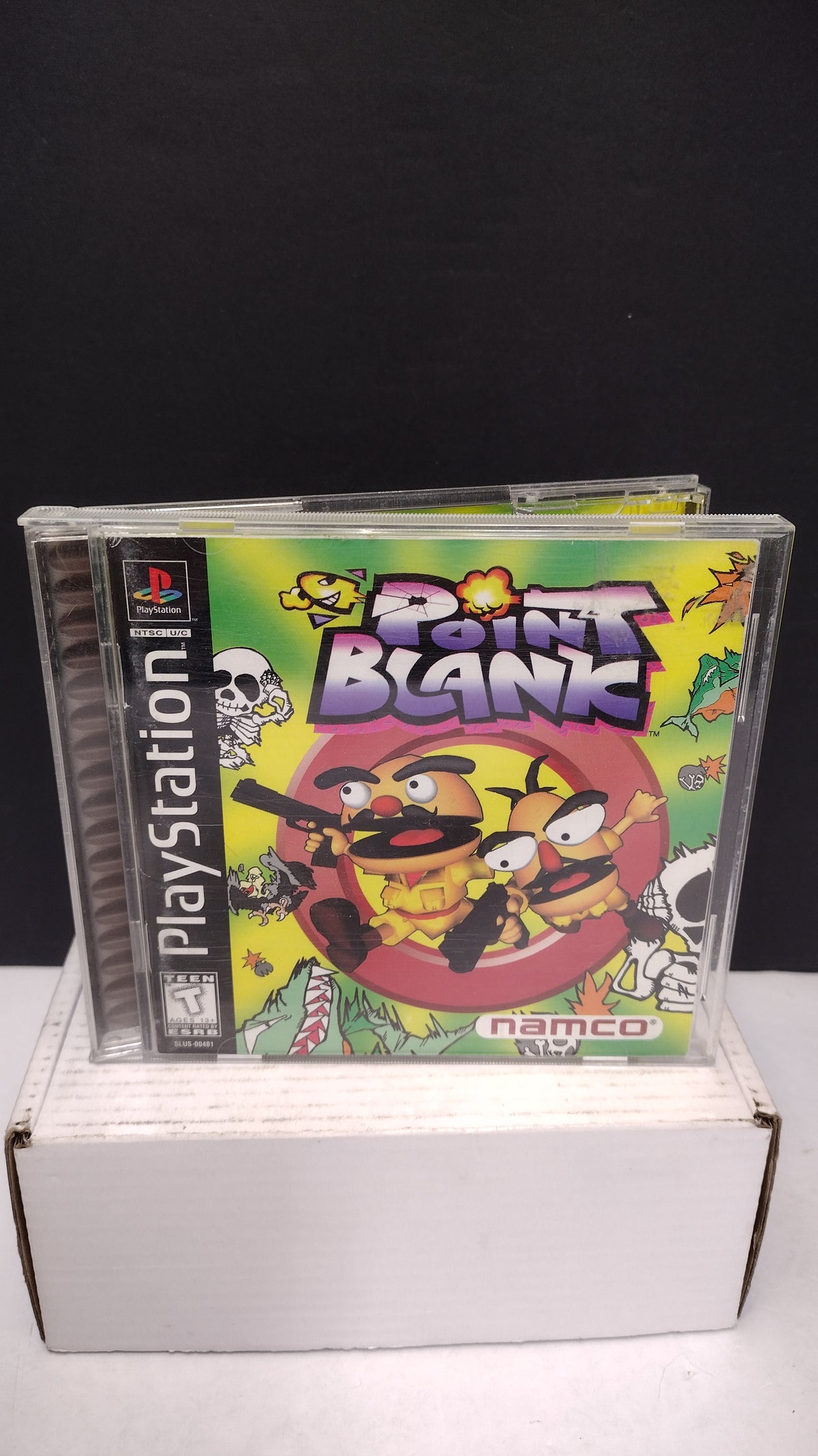 Sony PlayStation Point Blank Original Jewel Case & Manual ONLY - No Game