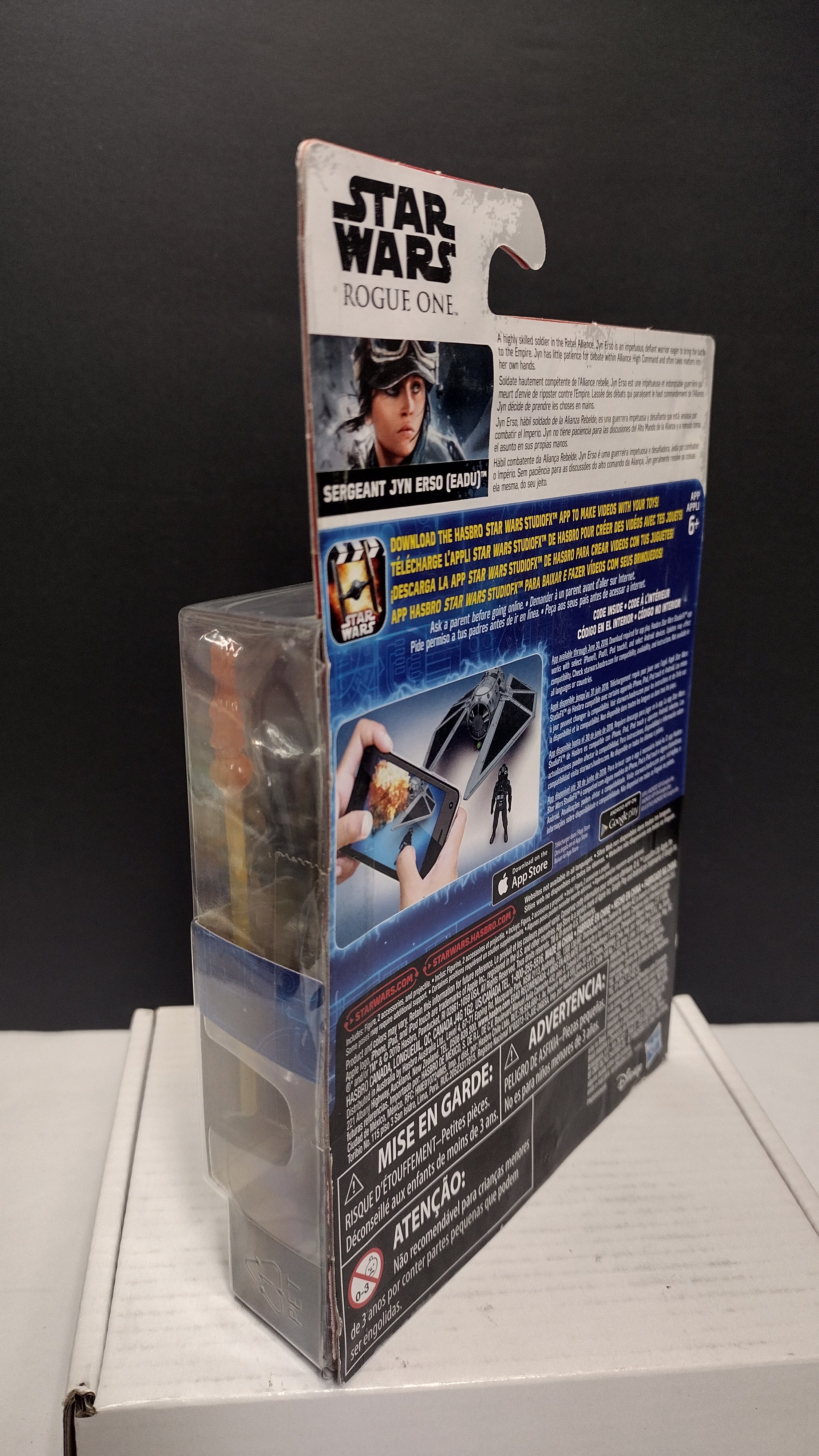 Star Wars: Rogue One – Sergeant Jyn Erso (Eadu) 3.75-Inch Action Figure • Hasbro 2016 (NIB)