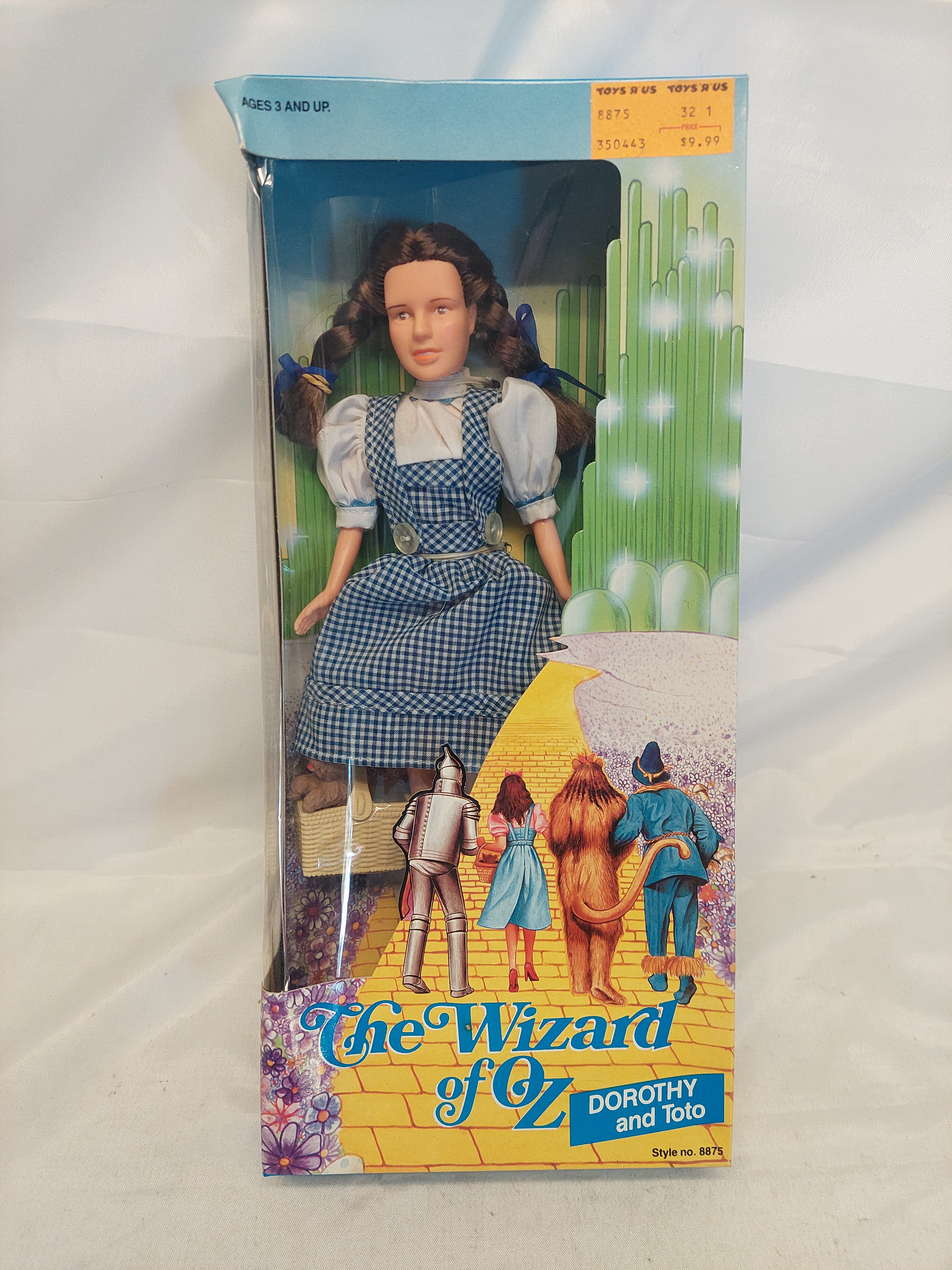 Vintage The Wizard of Oz Dorothy and Toto Doll Style No. 8875