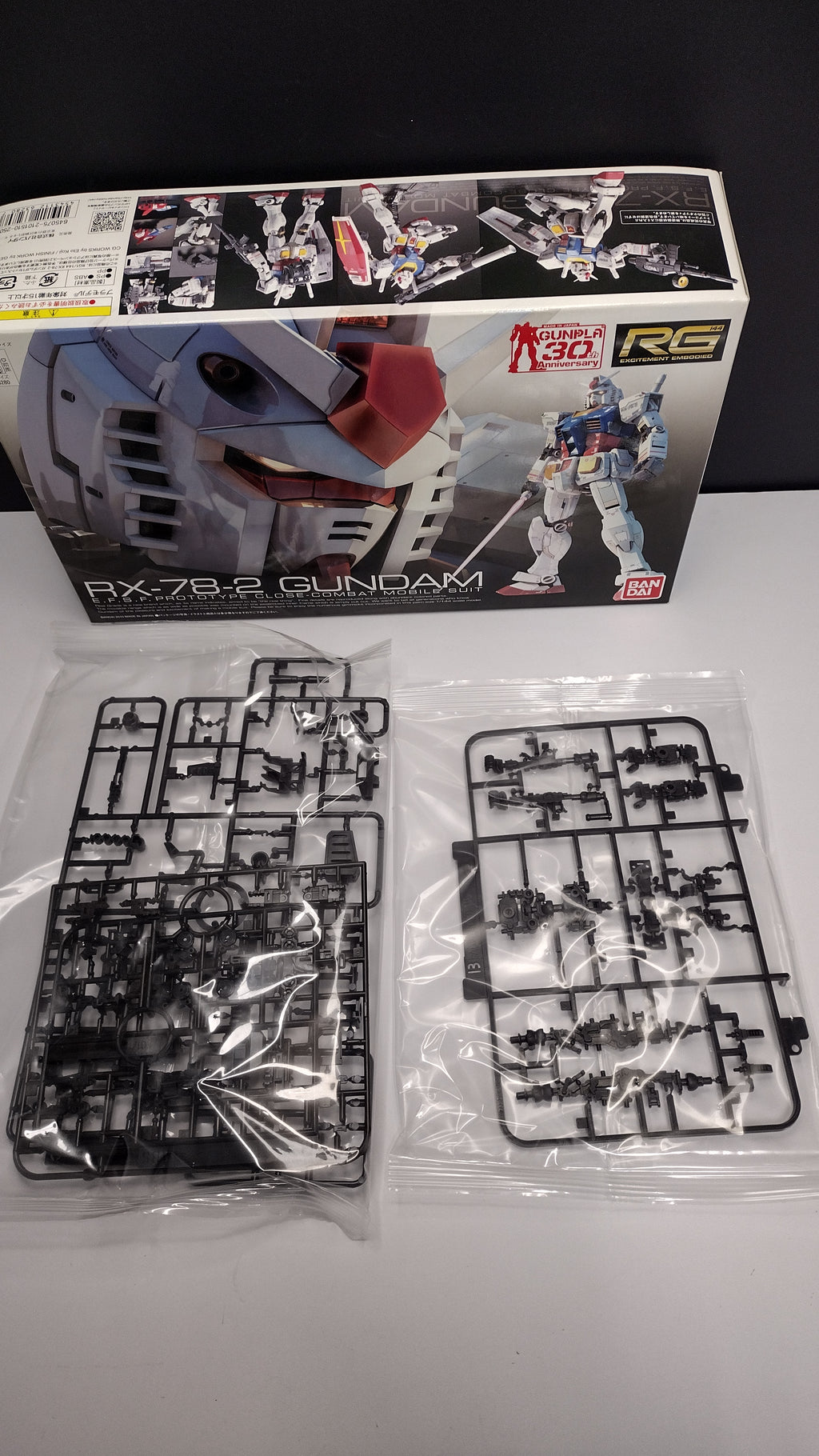 Bandai Spirits Gundam RG 1/144 RX-78-2 – Real Grade Model Kit (Open Box / Sealed Contents)