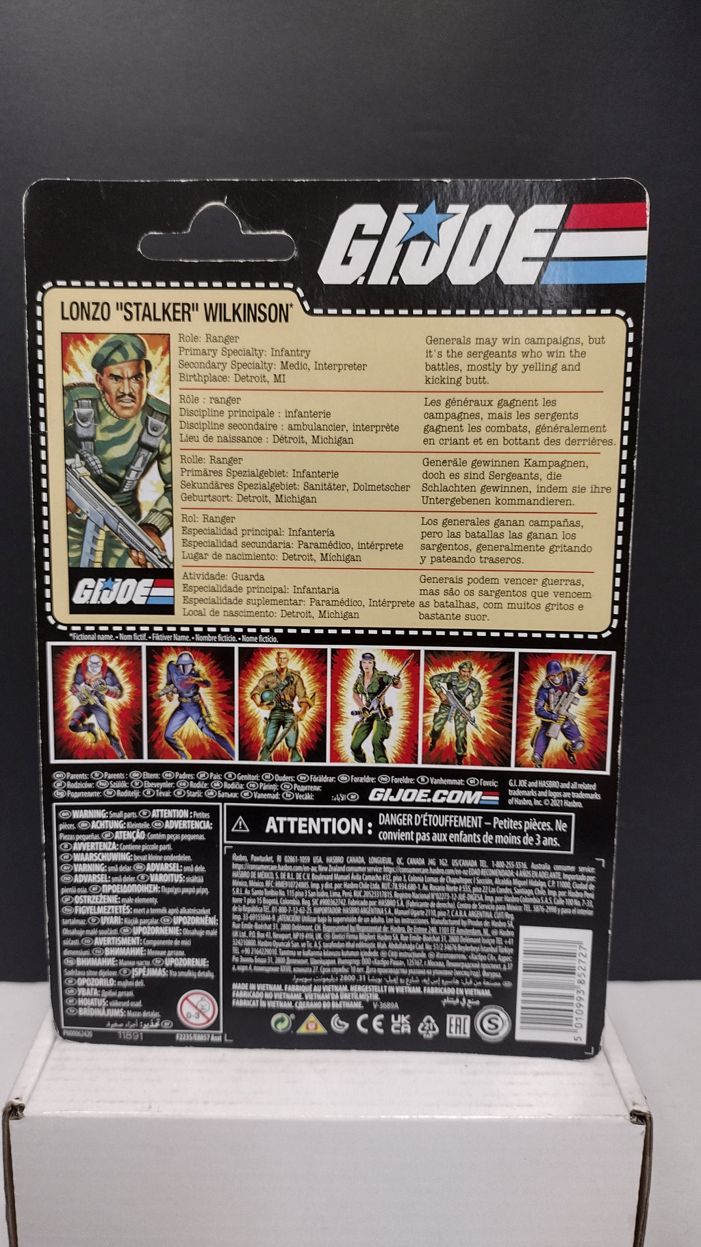Hasbro GI Joe Retro Lonzo Stalker Wilkinson Figure Walmart Exclusive- Sealed