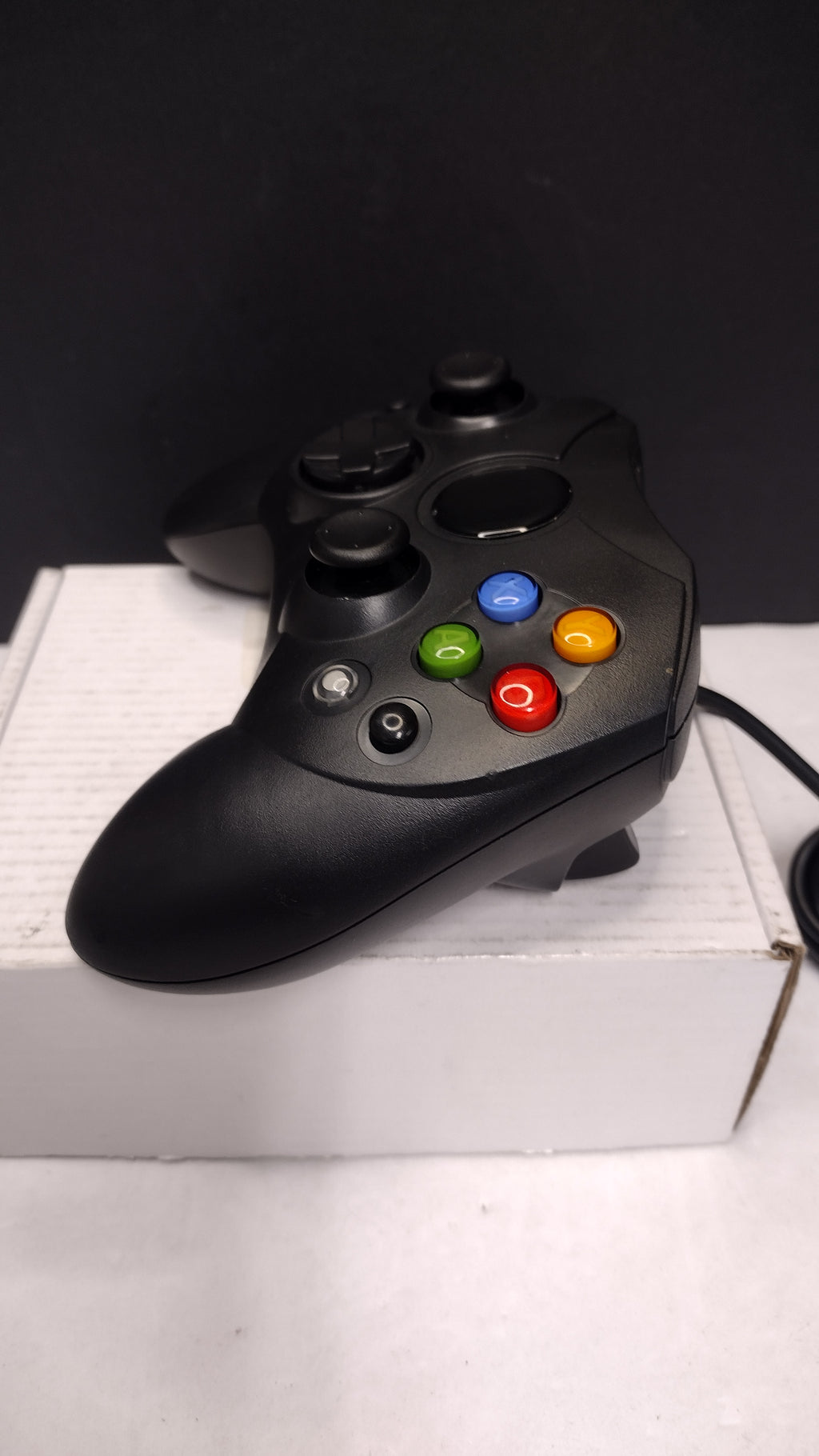 Wired S-Style Controller for Original Xbox Classic Gamepad Black Tested