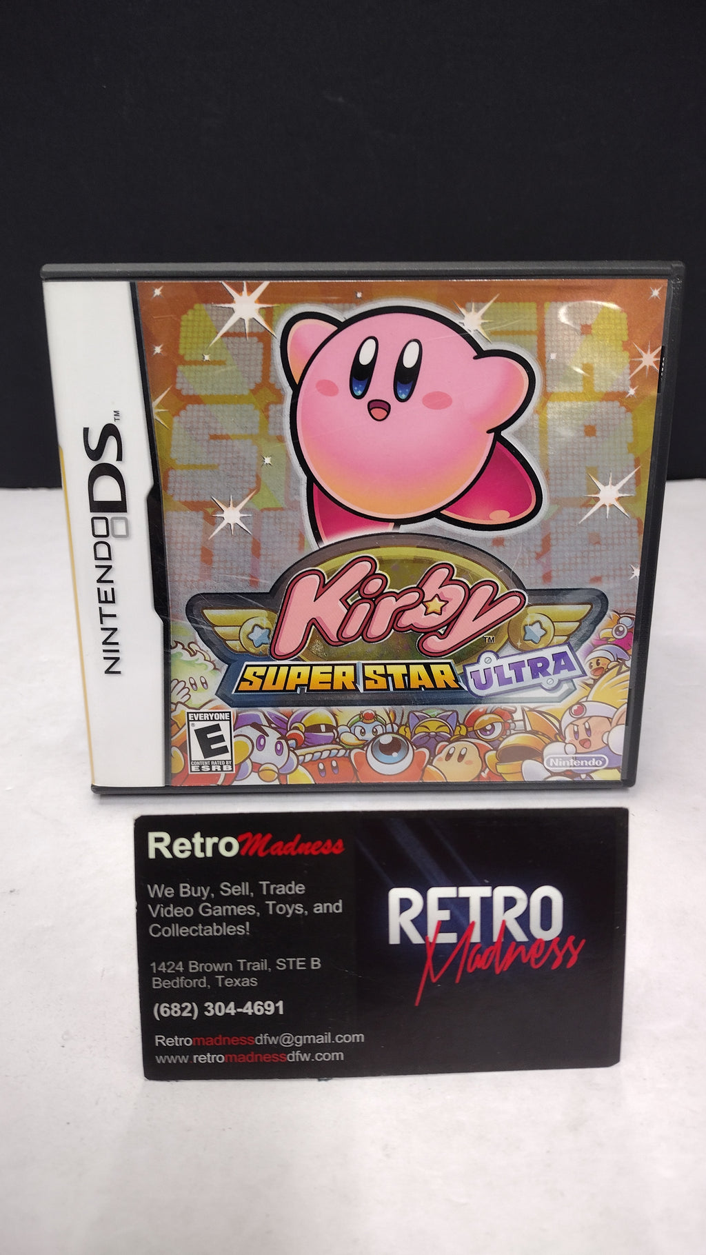 Nintendo DS Kirby Super Star Ultra Game Case & Manual No Game