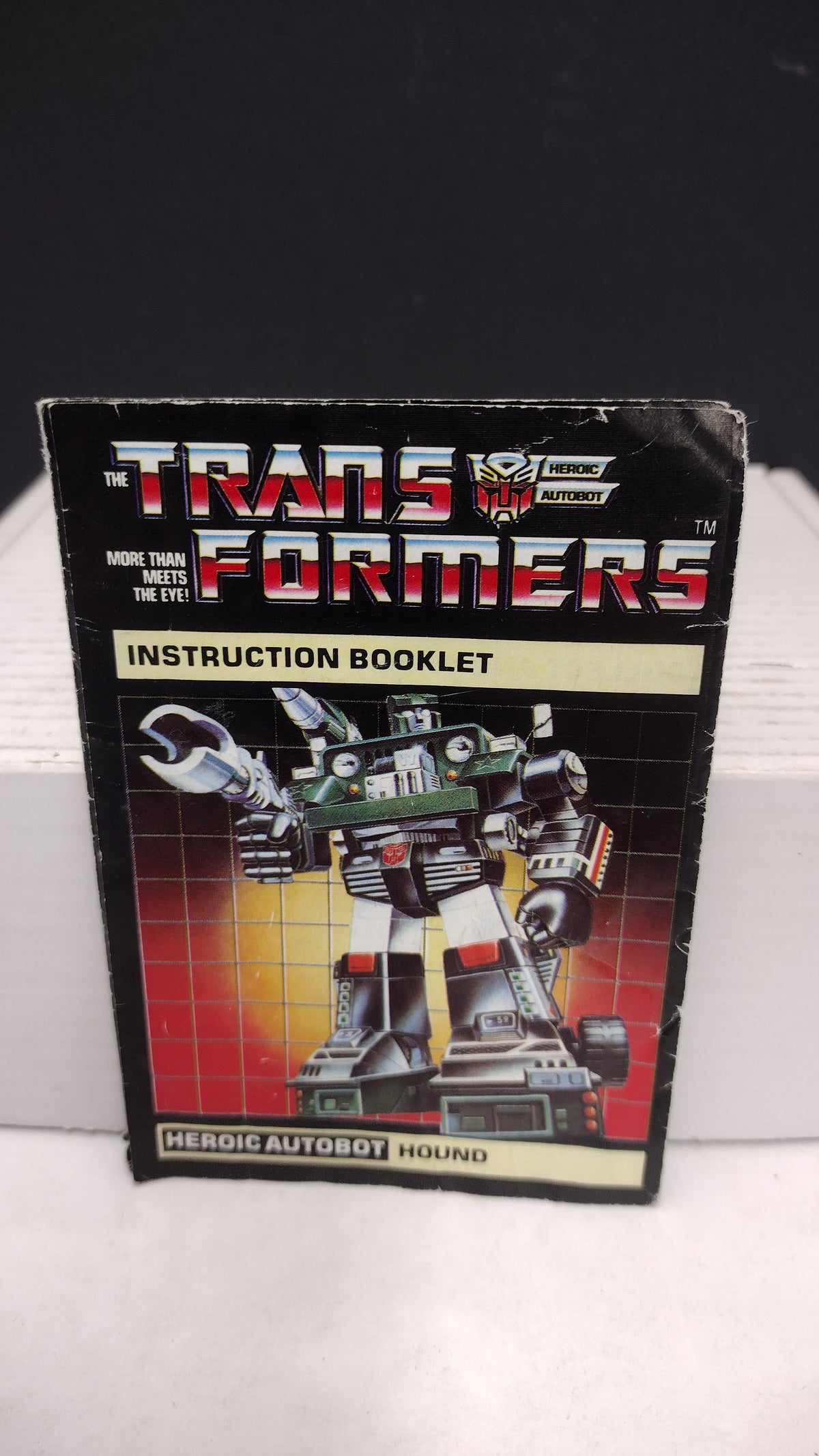 Vintage 1984 Original G1 Transformers Hound Instruction Booklet