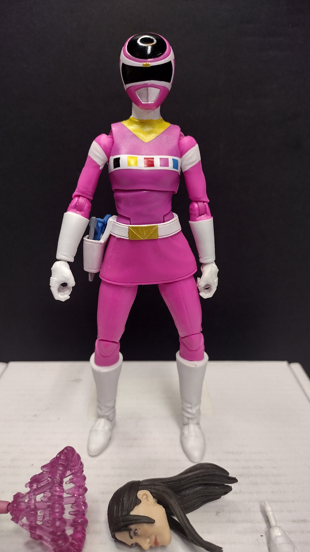 Power Rangers Lightning Collection: In Space Pink Ranger 6-Inch Action Figure • Loose & 100% Complete (Hasbro)