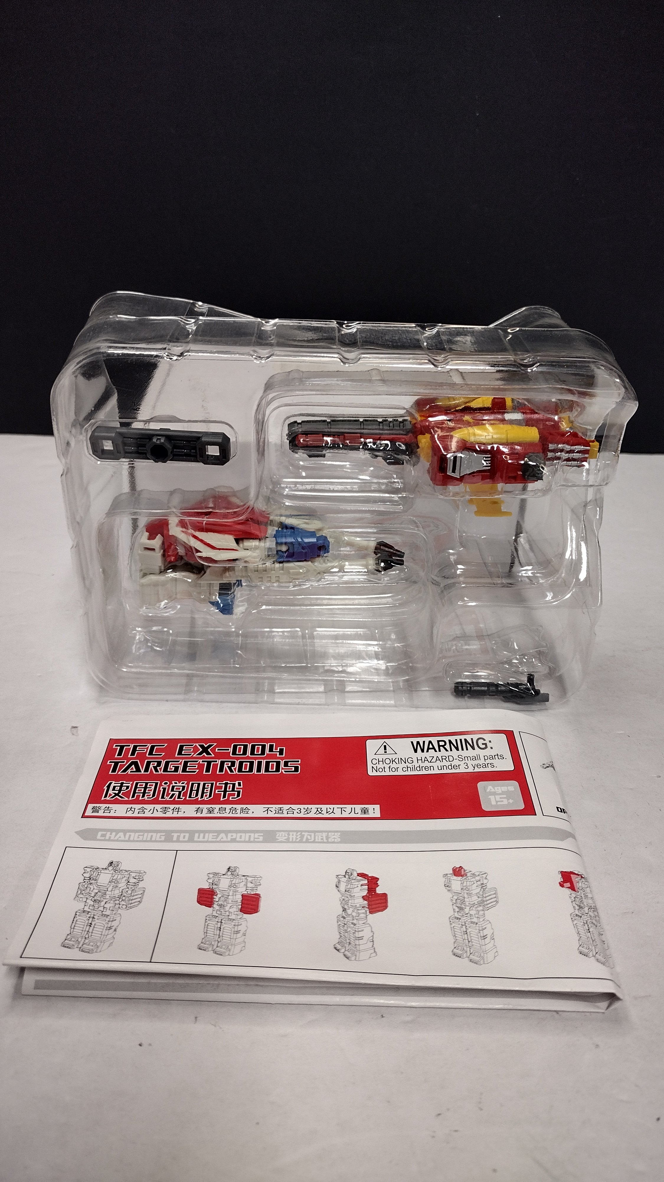 TFC Toys Targetroids EX-004 Screamer & Hot Flame 2-Pack (Open Box / Complete)