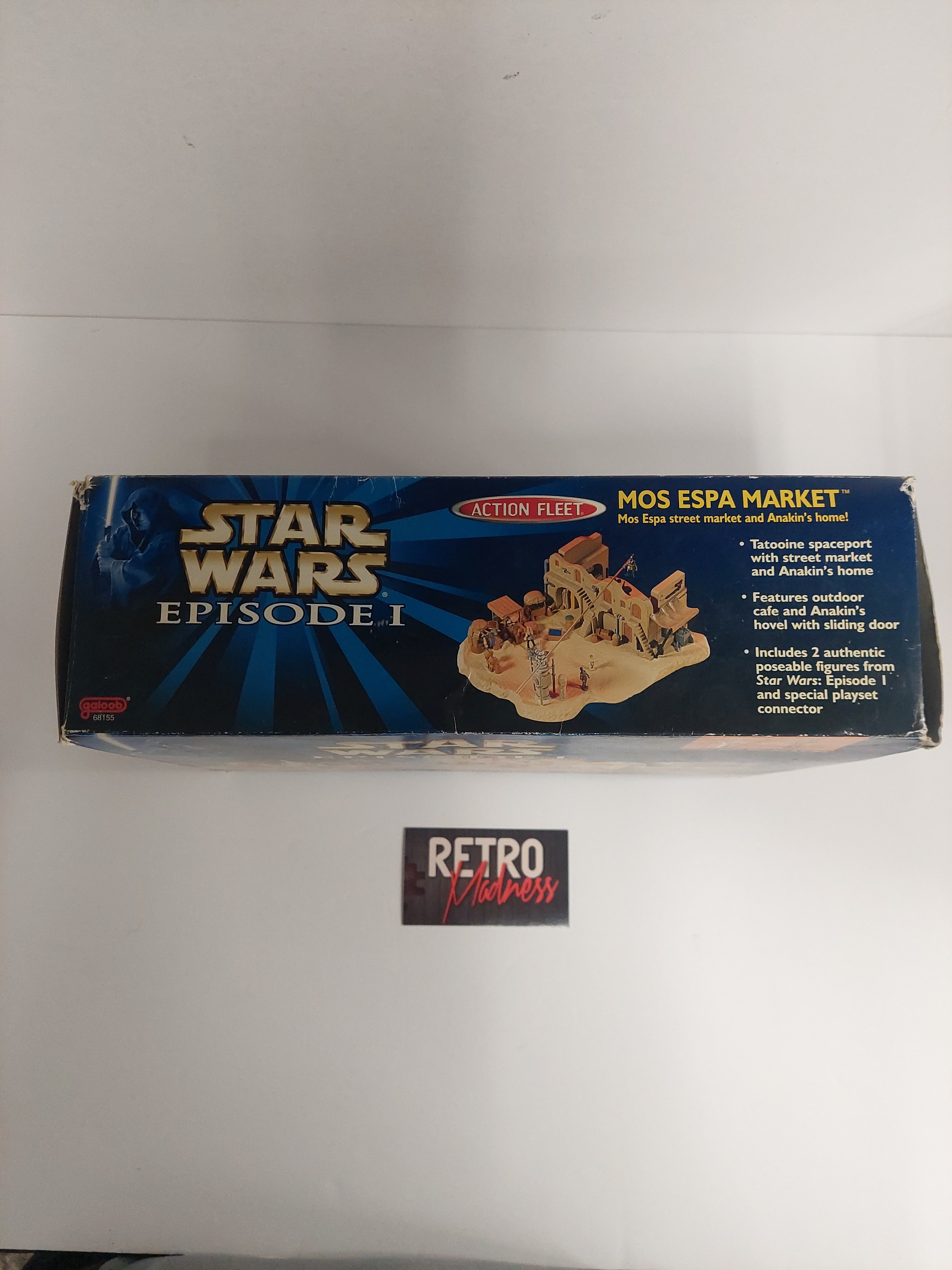 Vintage Star Wars Episode I Action Fleet Mos Espa Market Box ONLY