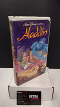 Vintage 1993 Disney Aladdin VHS Tape (Black Diamond The Classics Collection #1662 - Clamshell Case)