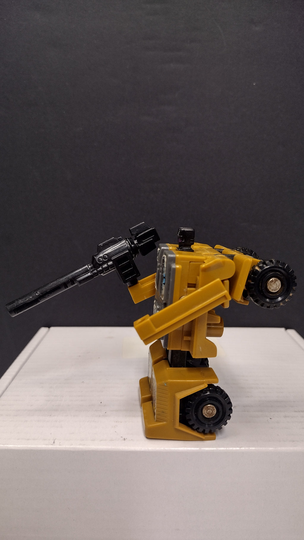 Vintage 1986 G1 Transformers: Combaticon Swindle Action Figure – Loose with Large Scatter Blaster Weapon (Decepticon Bruticus Team)