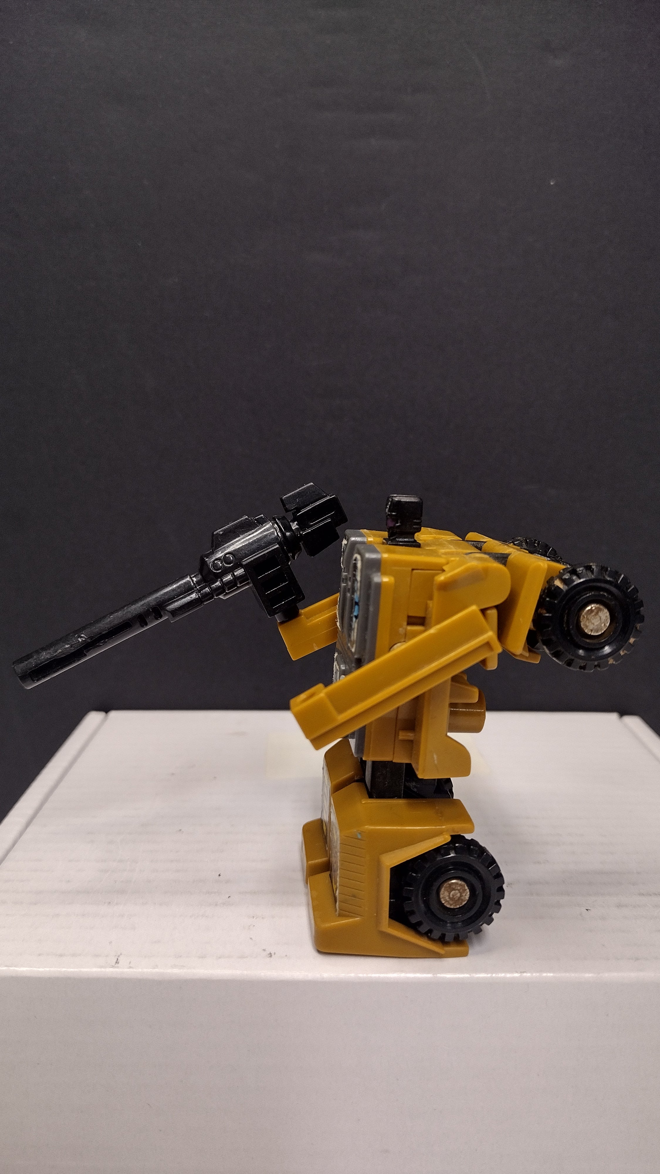 Vintage 1986 G1 Transformers: Combaticon Swindle Action Figure – Loose with Large Scatter Blaster Weapon (Decepticon Bruticus Team)