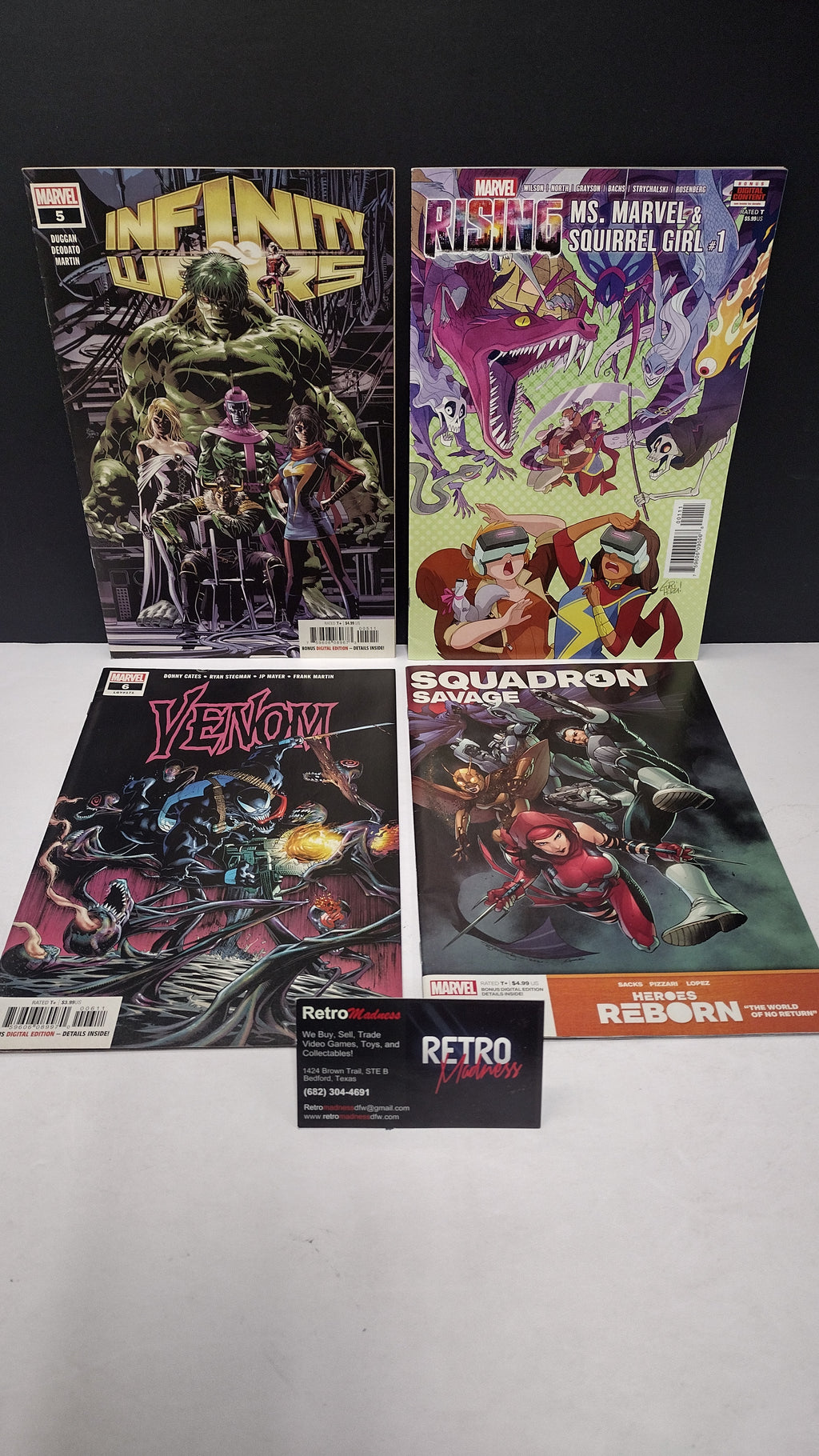 Marvel Comics Modern Era Lot – 4 Book Set - Lot D2 (Brand New / Unread)