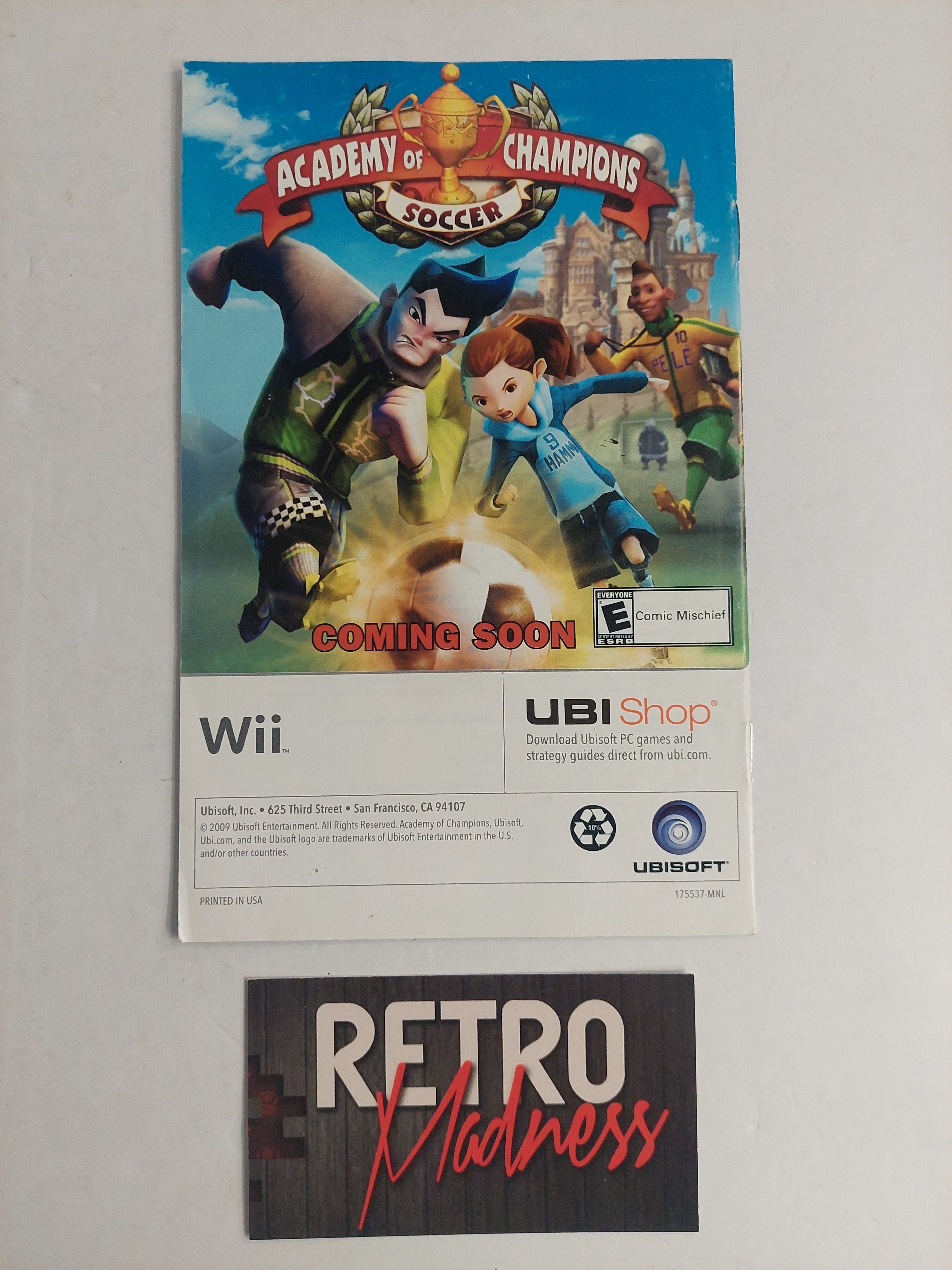 Nintendo Wii Rabbids Go Home A Comedy Adventure Manual Instruction Booklet ONLY