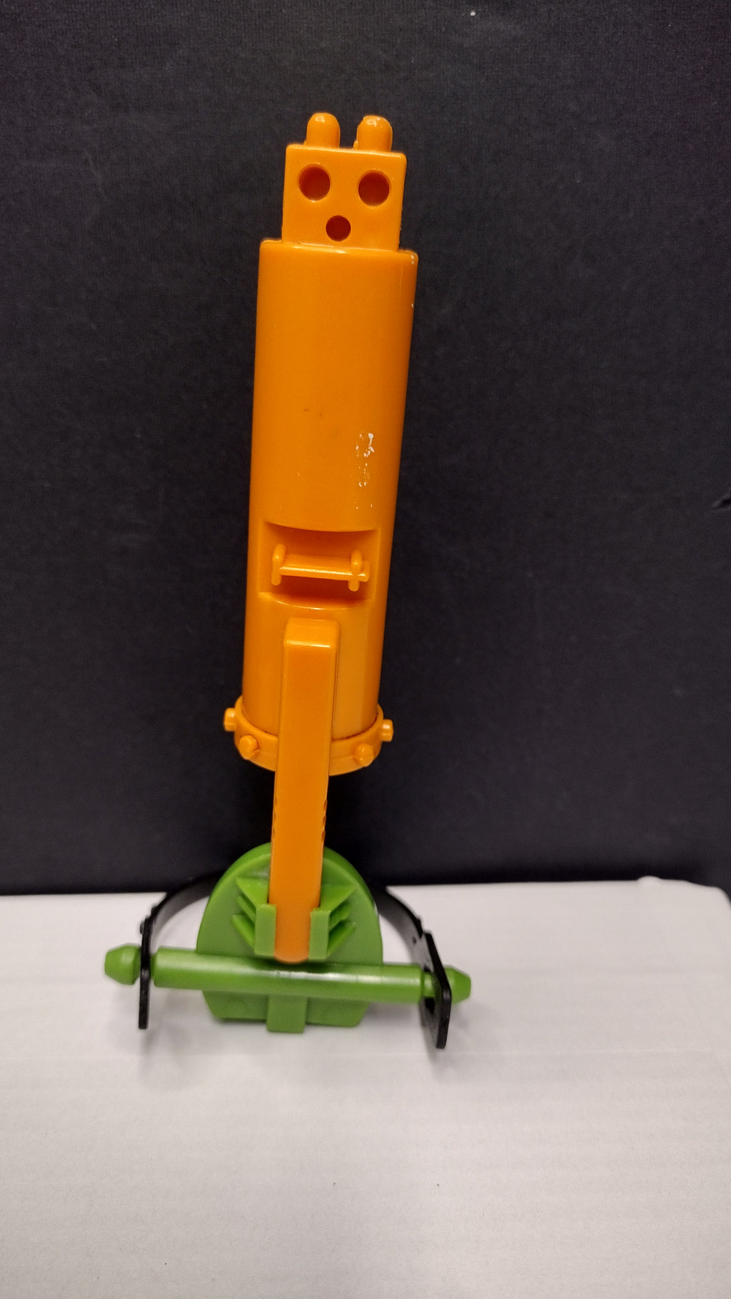 Vintage TMNT 1989 Double Barrel Plunger Gun Seat Mount Barrel and Seatbelt Lot OEM