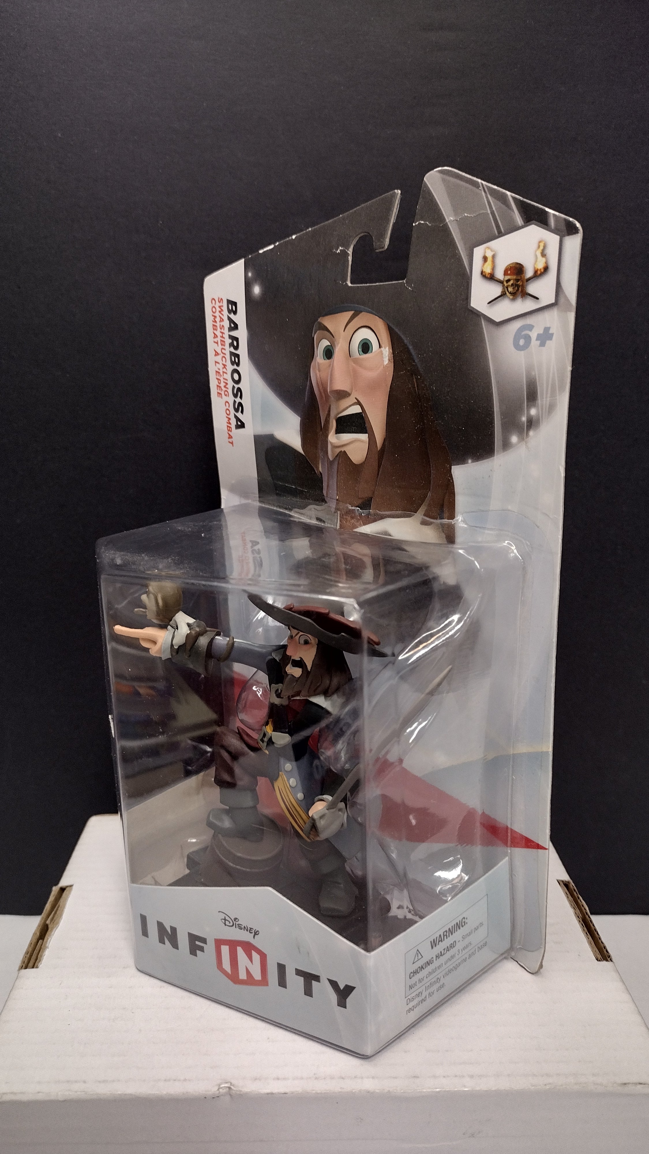 Disney Infinity 1.0 Captain Barbossa Figure – on Card / Factory Sealed