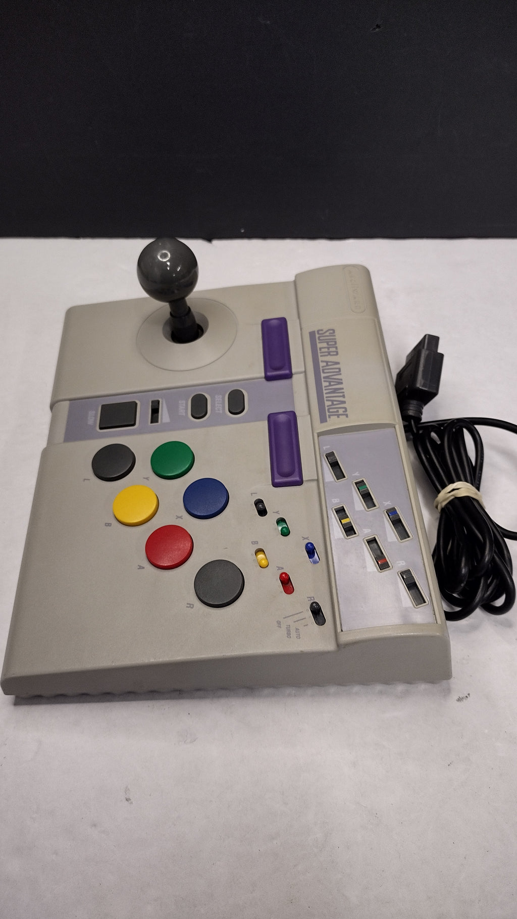 AsciiWare Super Advantage Joystick Controller SNES- Model 4910- OEM Tested