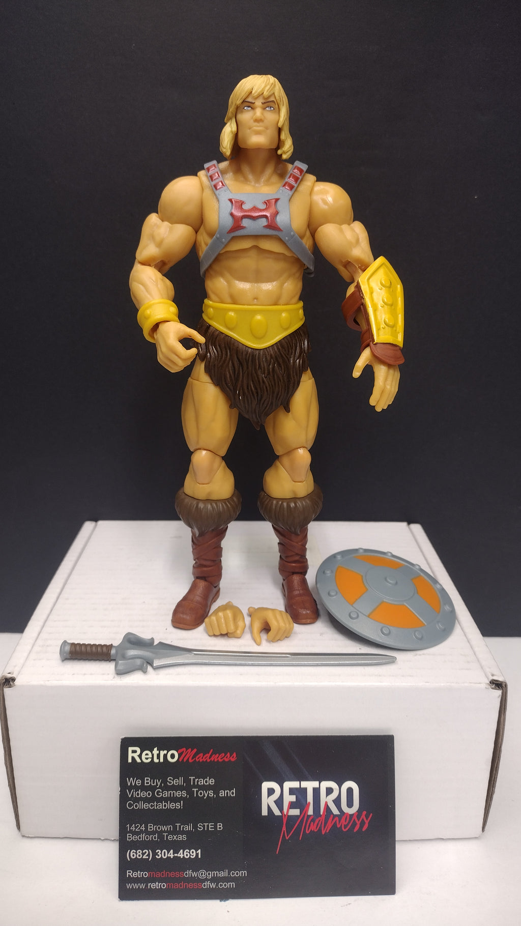 Masters of the Universe Revelation He-Man Figure Loose Complete