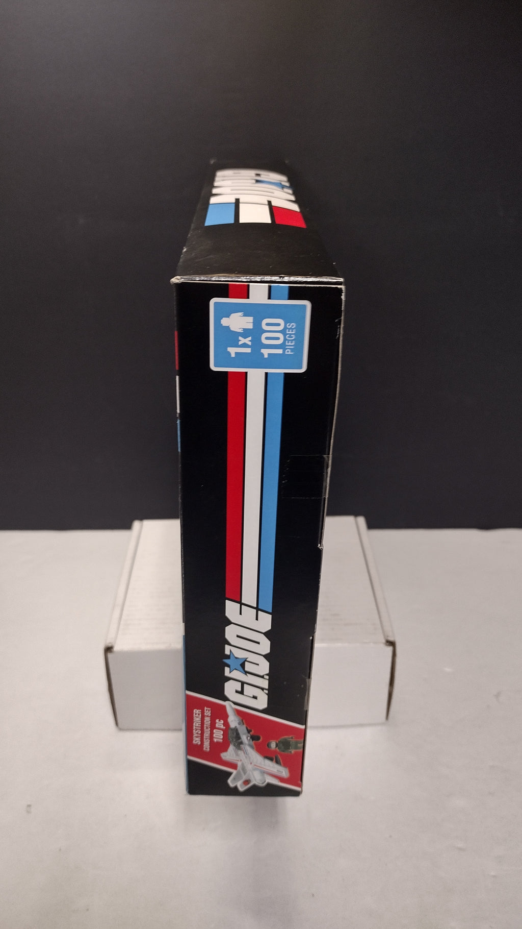 G.I. Joe Hasbro Skystriker Construction Block Set (Model GJ3522-02) NIB – Sealed & Complete (Front Corner Sticker Damage)