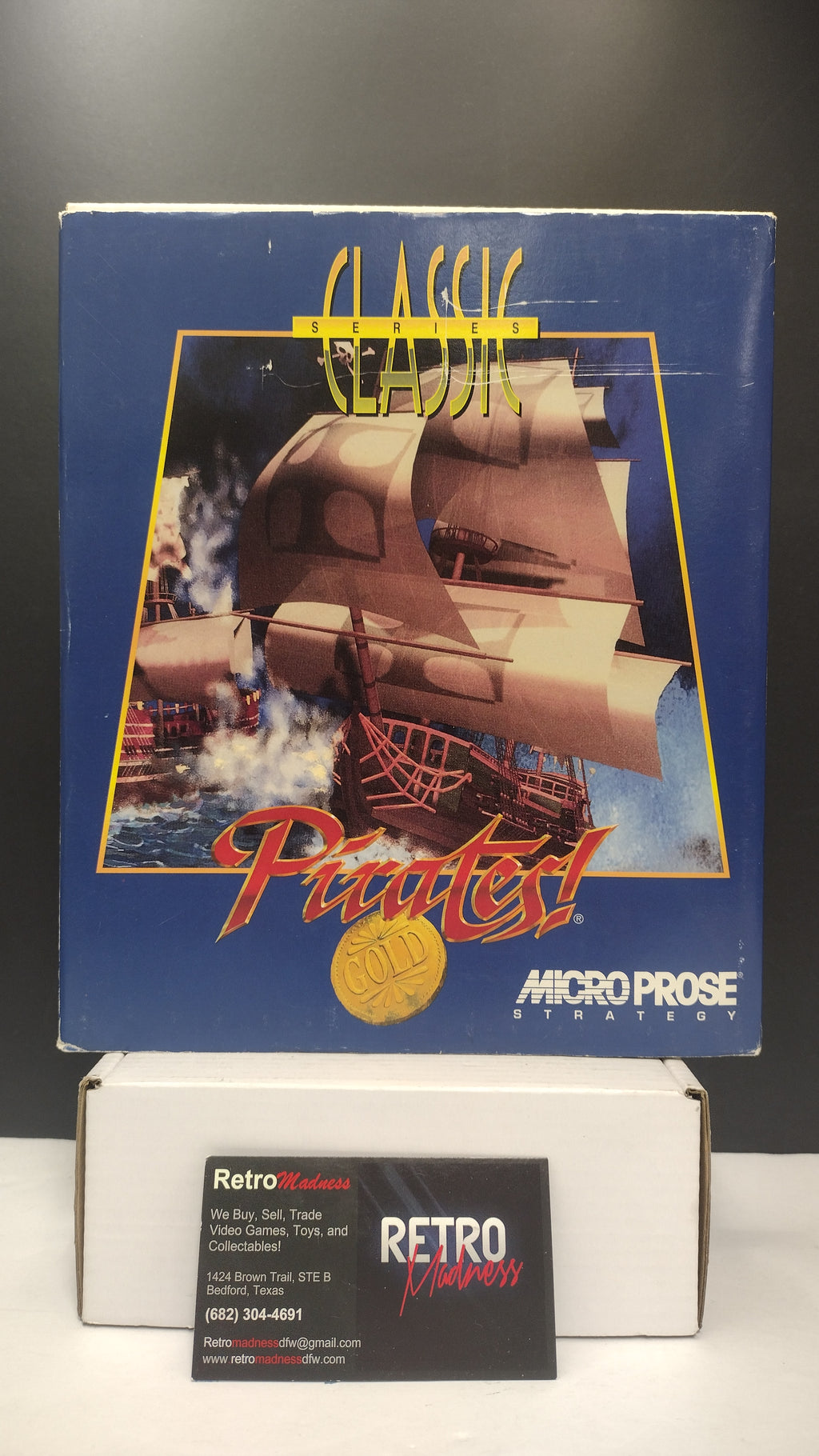 MicroProse -Pirates Gold- Classic Series 1994 PC Big Box 3.5-Complete