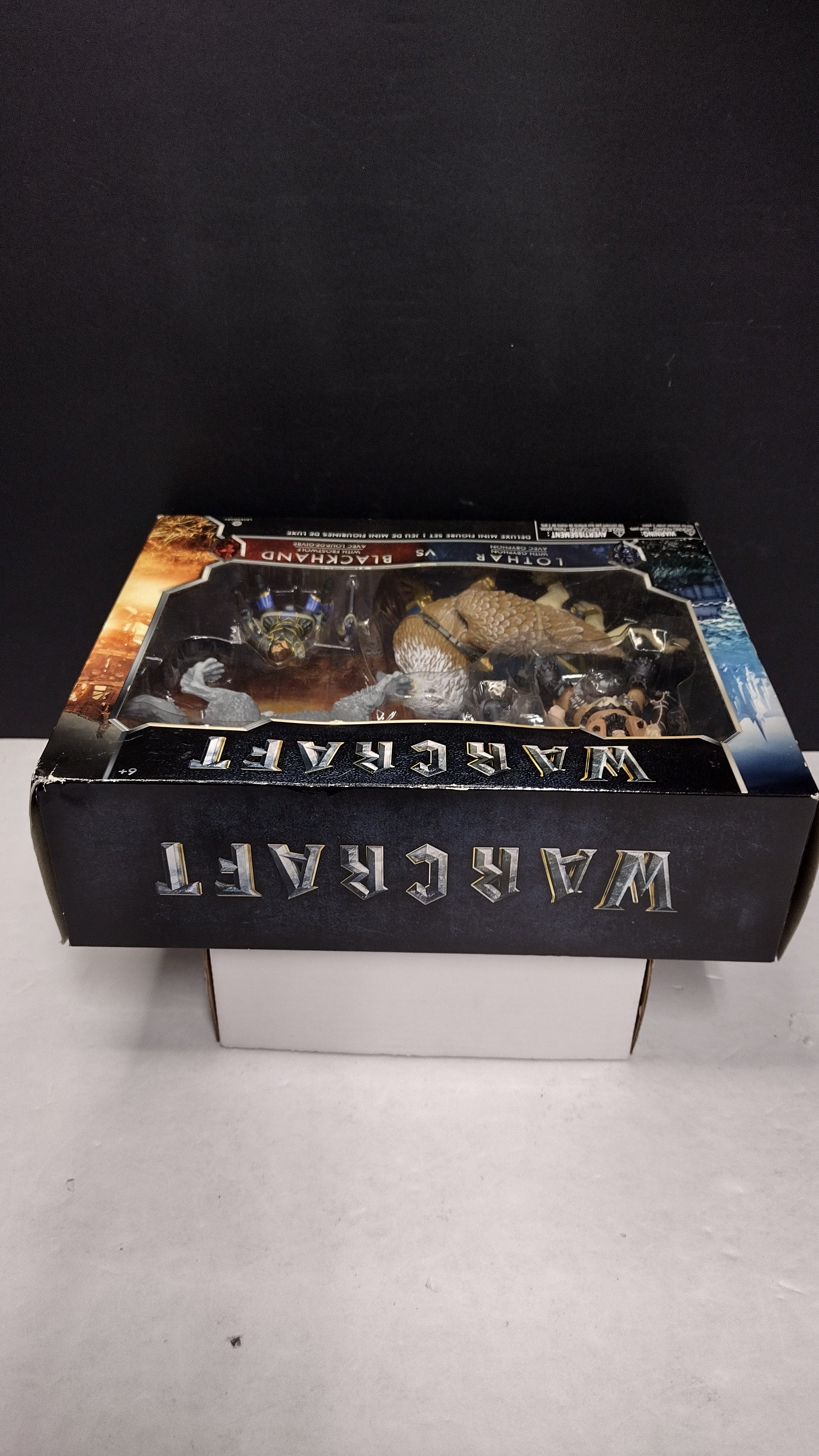 World of Warcraft Lothar w/ Gryphon vs. Blackhand w/ Frostwolf Deluxe Mini Figure Set (JAKKS Pacific - Brand New Sealed / Box Wear)